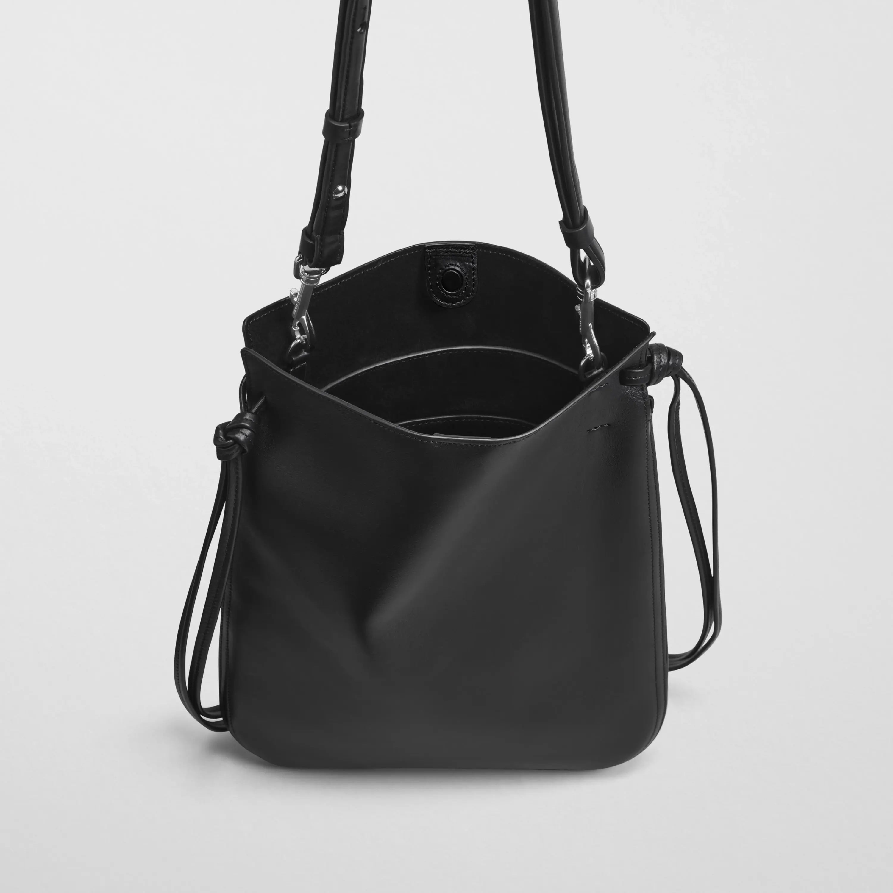 GIG POUCH | black leather with silver