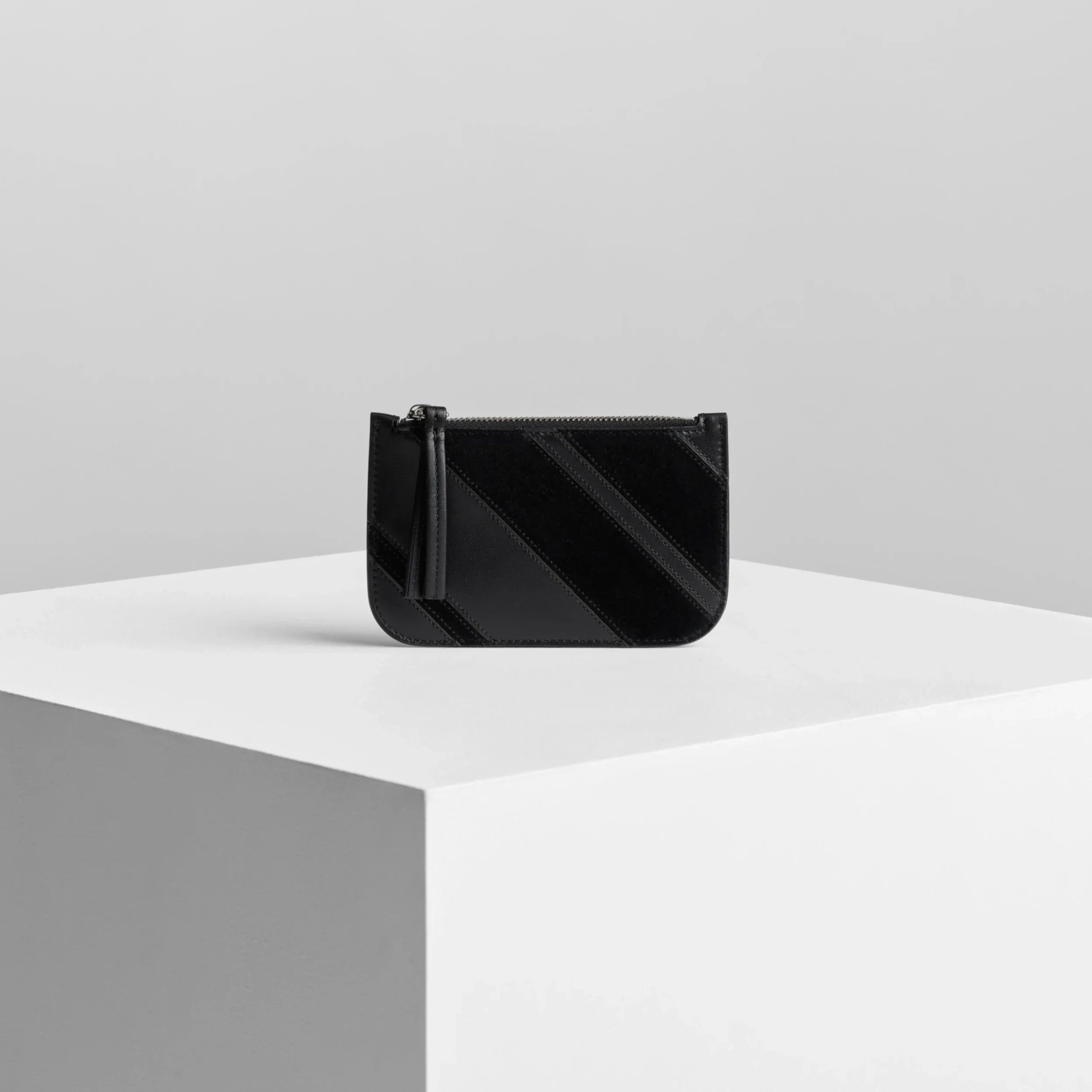 POCKET CARD HOLDER | black leather