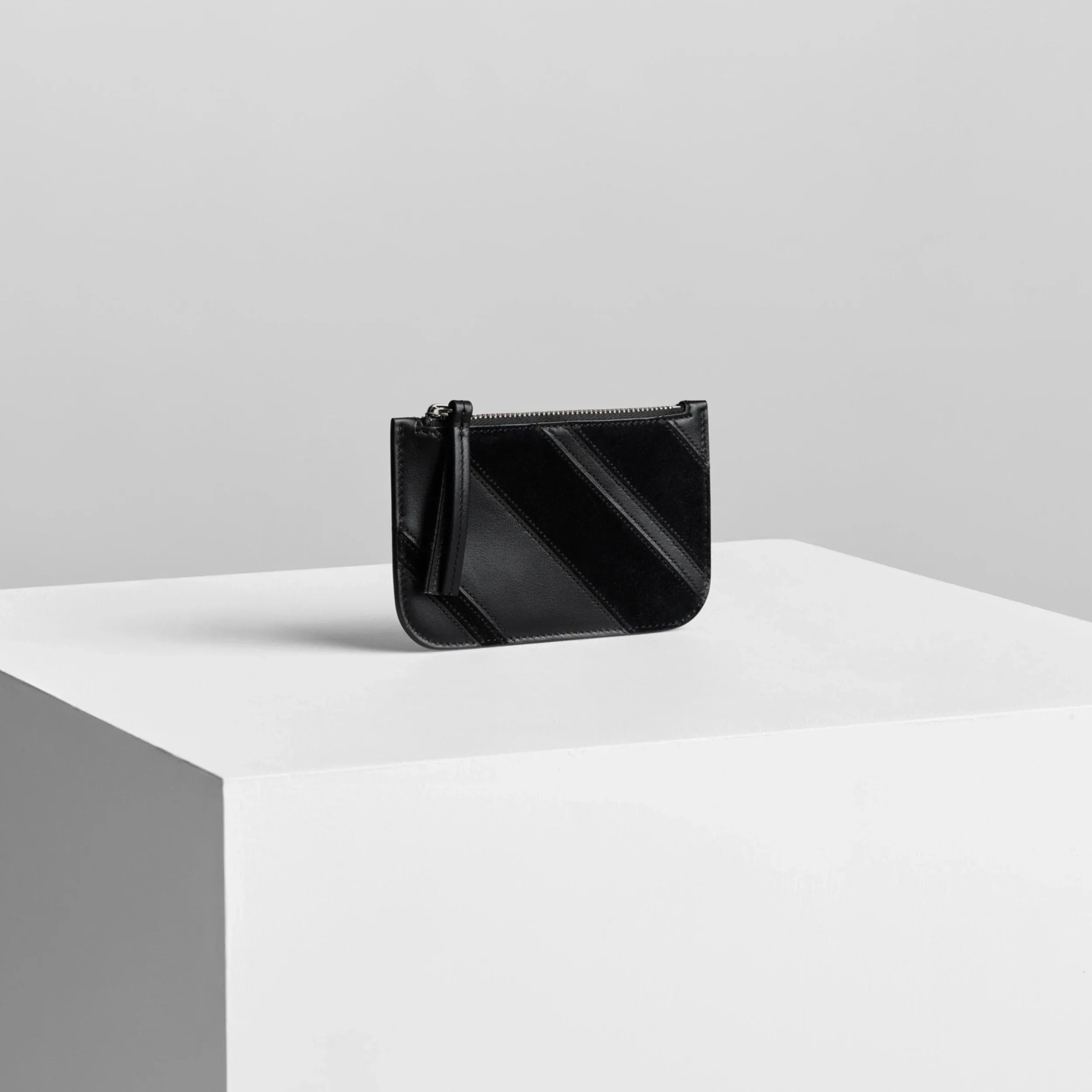 POCKET CARD HOLDER | black leather