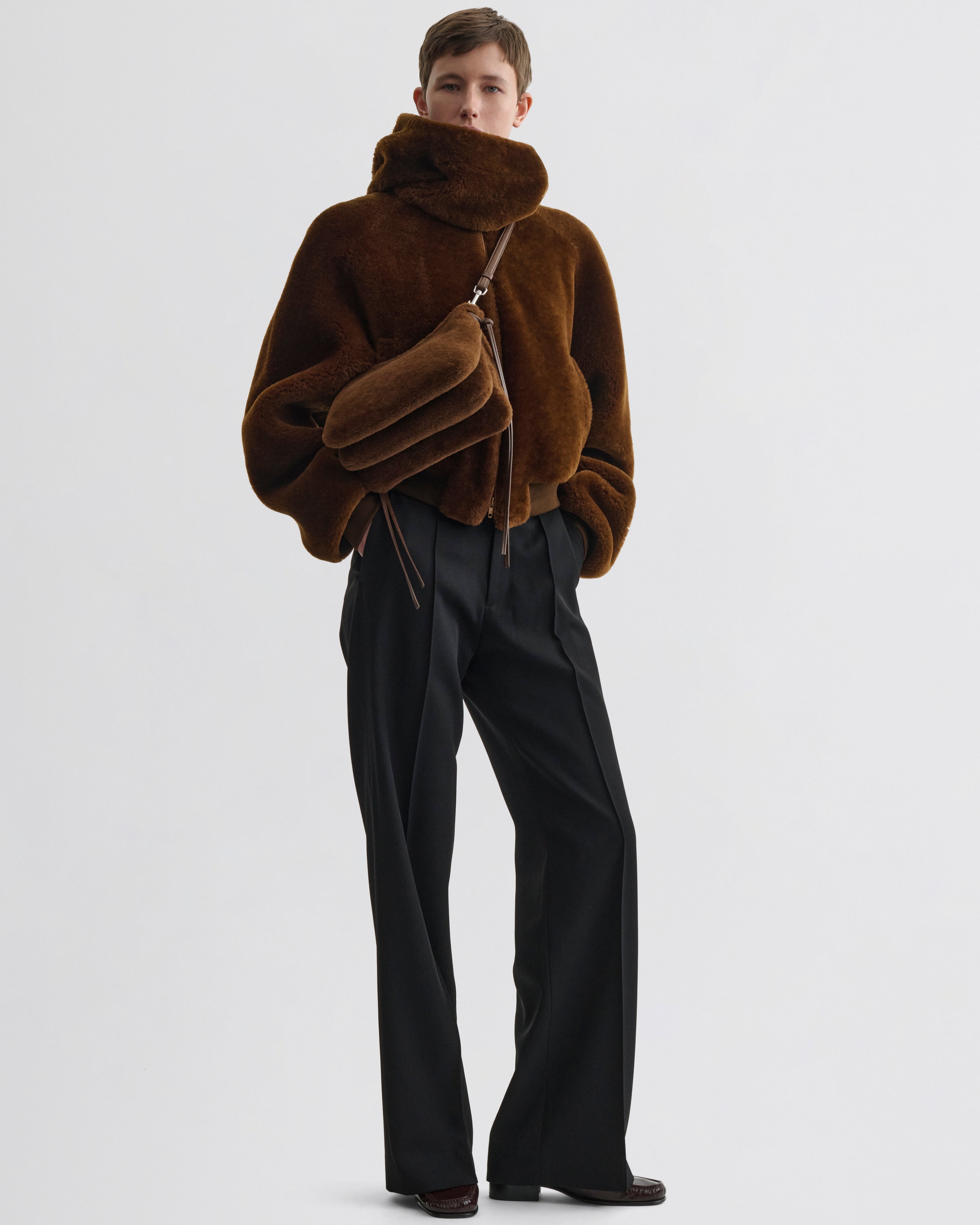 SMALL GIG BAG | ginger shearling