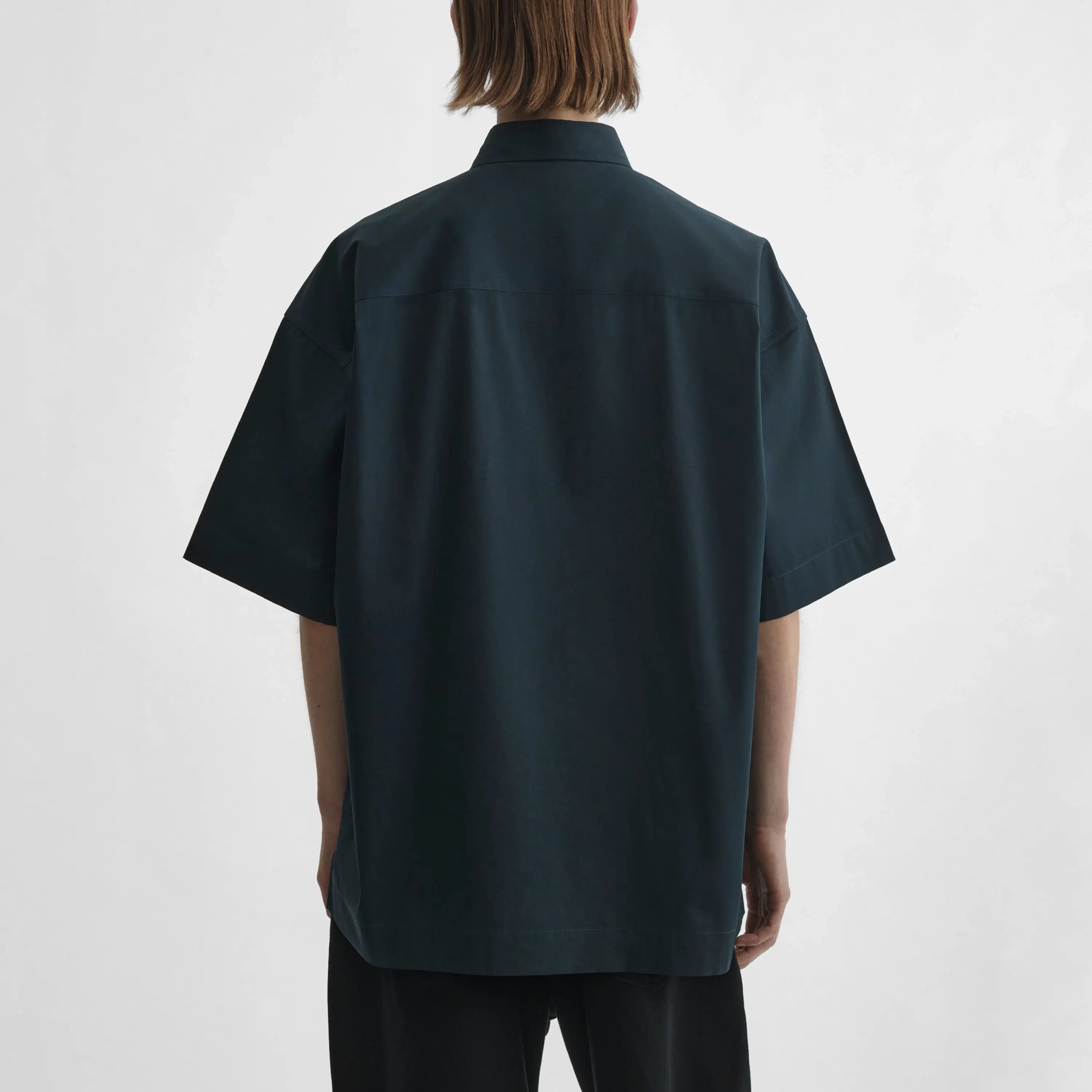 SHORT SLEEVE SHIRT | midnight cotton