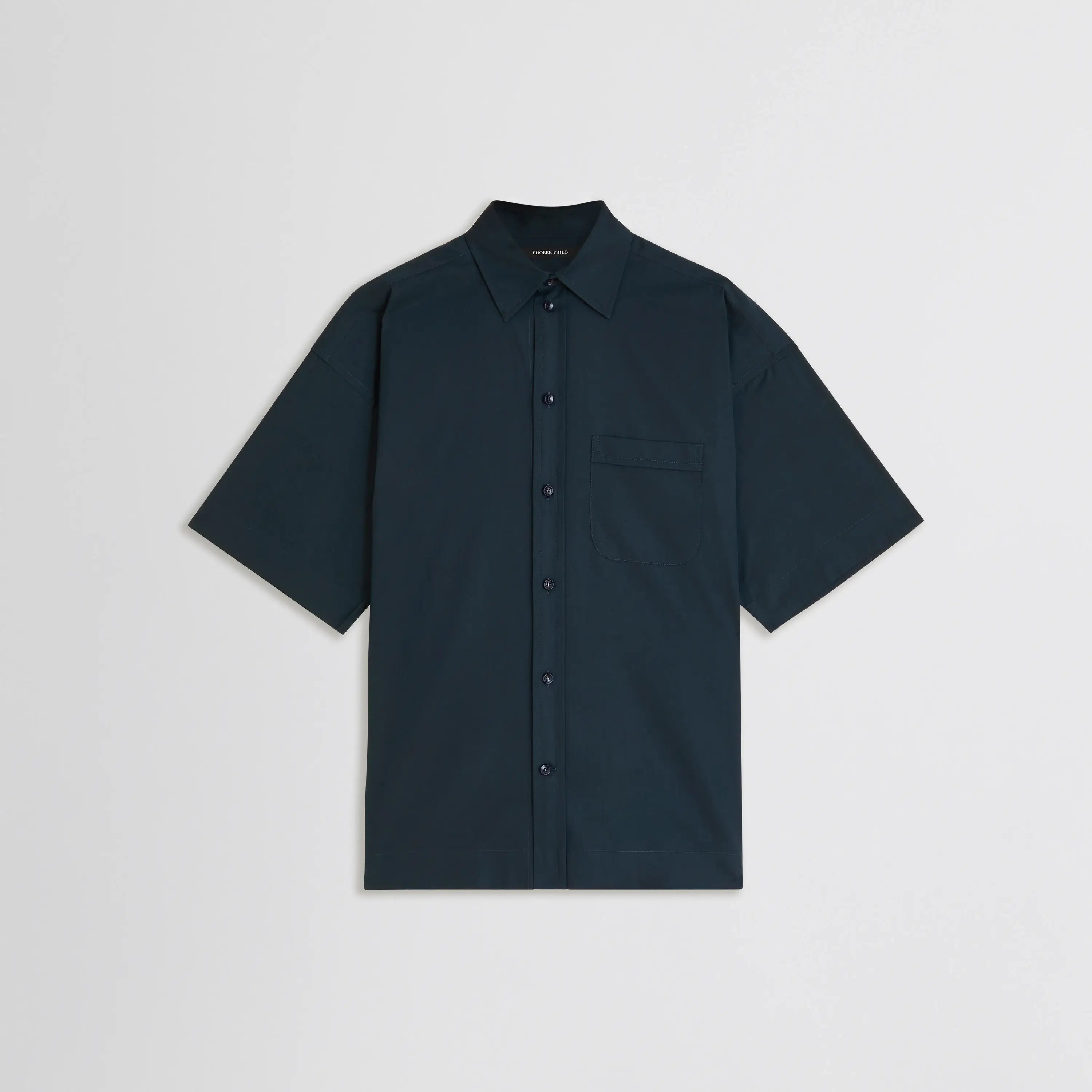 SHORT SLEEVE SHIRT | midnight cotton