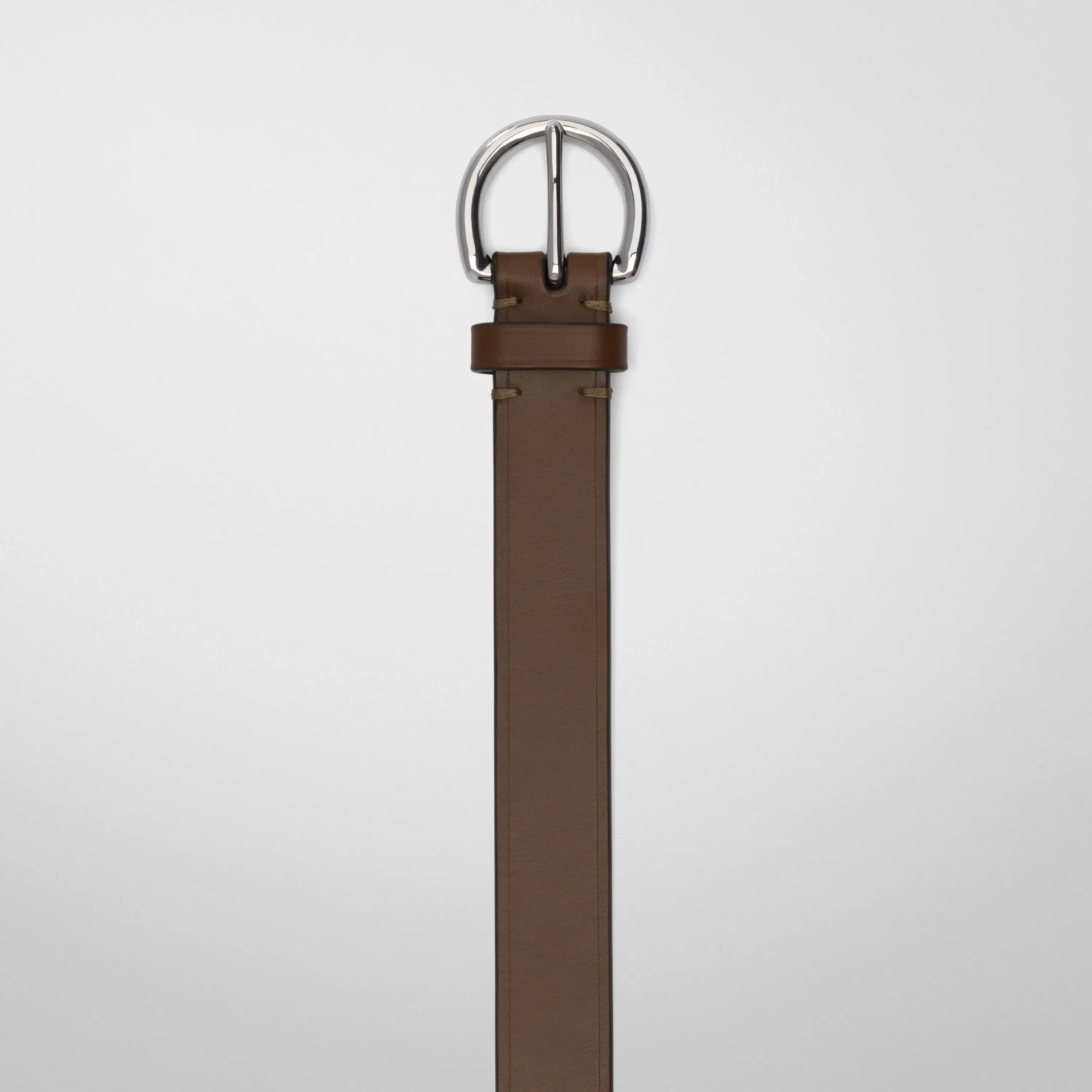 ROUND BUCKLE BELT 25MM | laurel leather