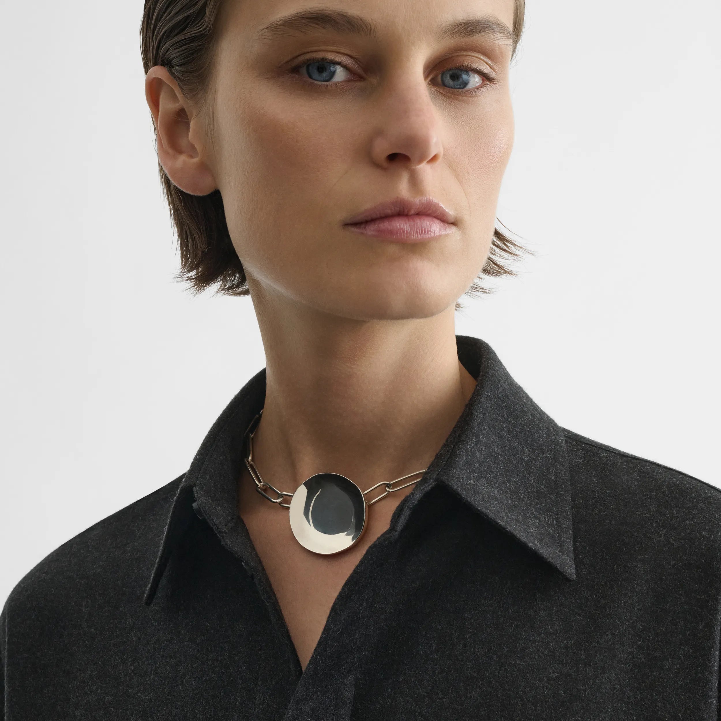 MEDALLION NECKLACE | sterling silver
