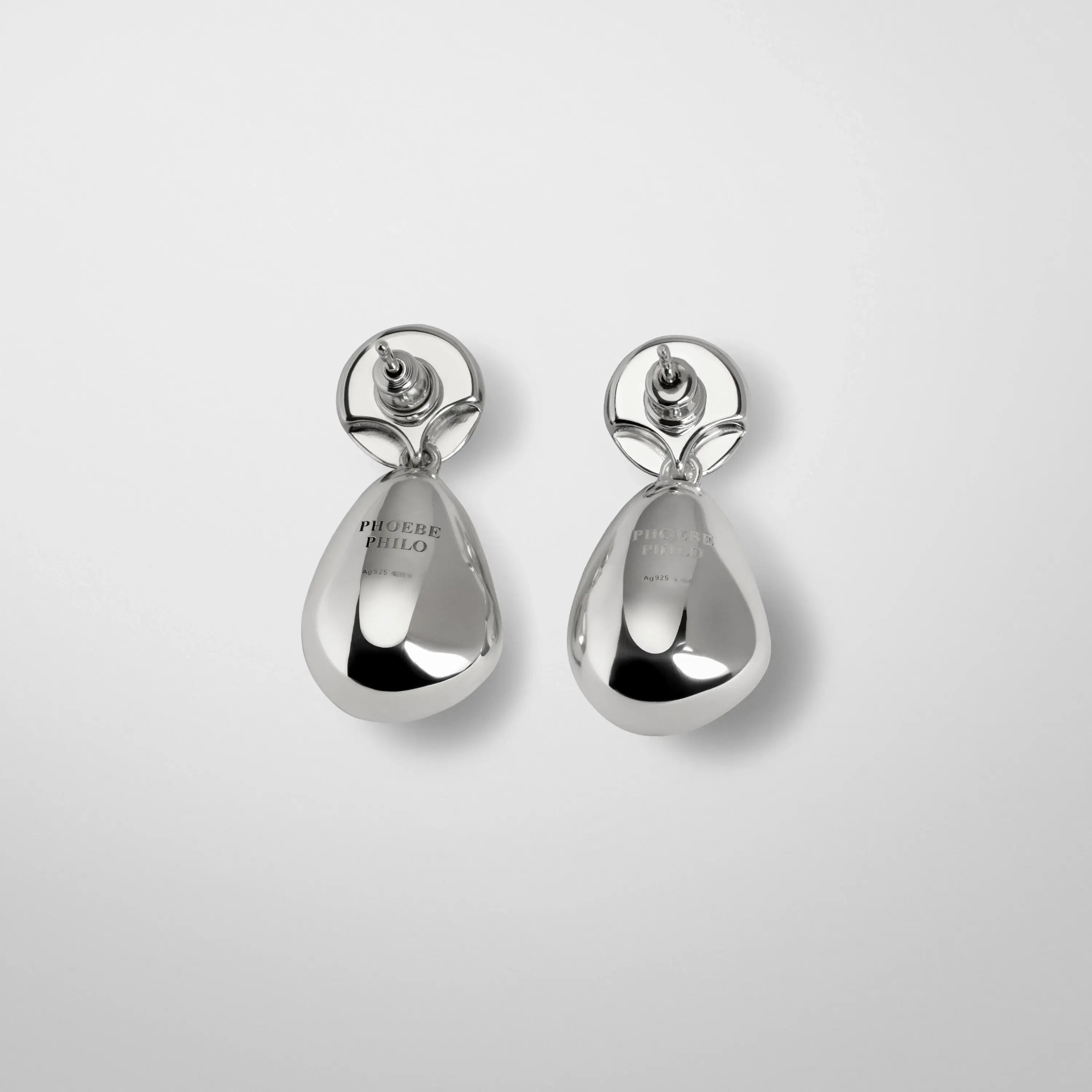 DOUBLE BALL EARRINGS | sterling silver