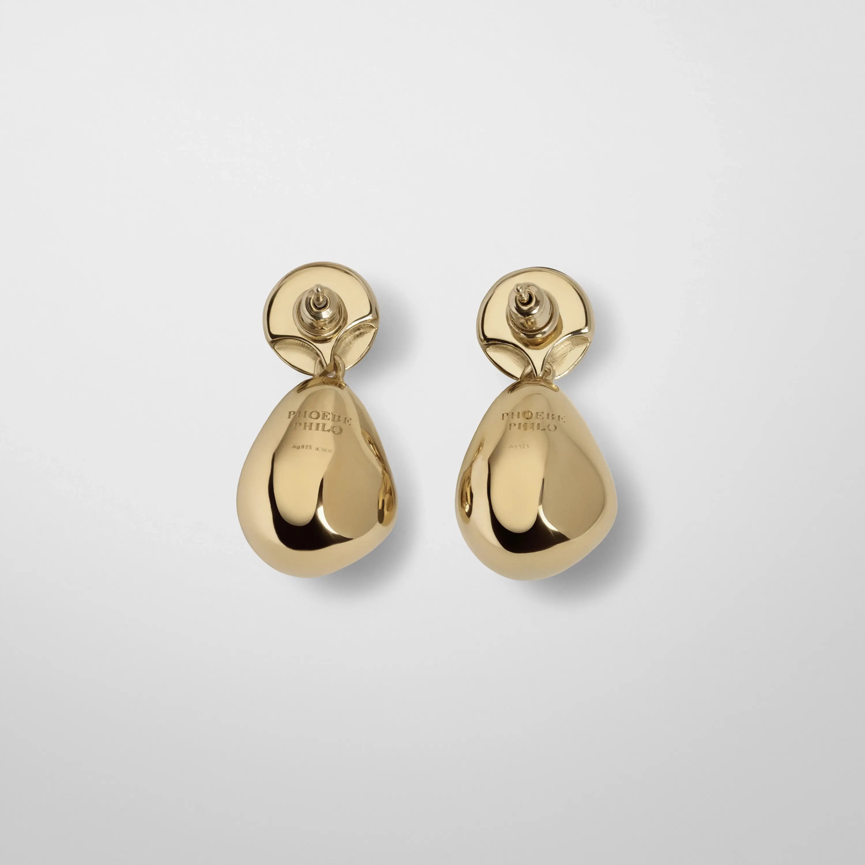 DOUBLE BALL EARRINGS | gold plated sterling silver