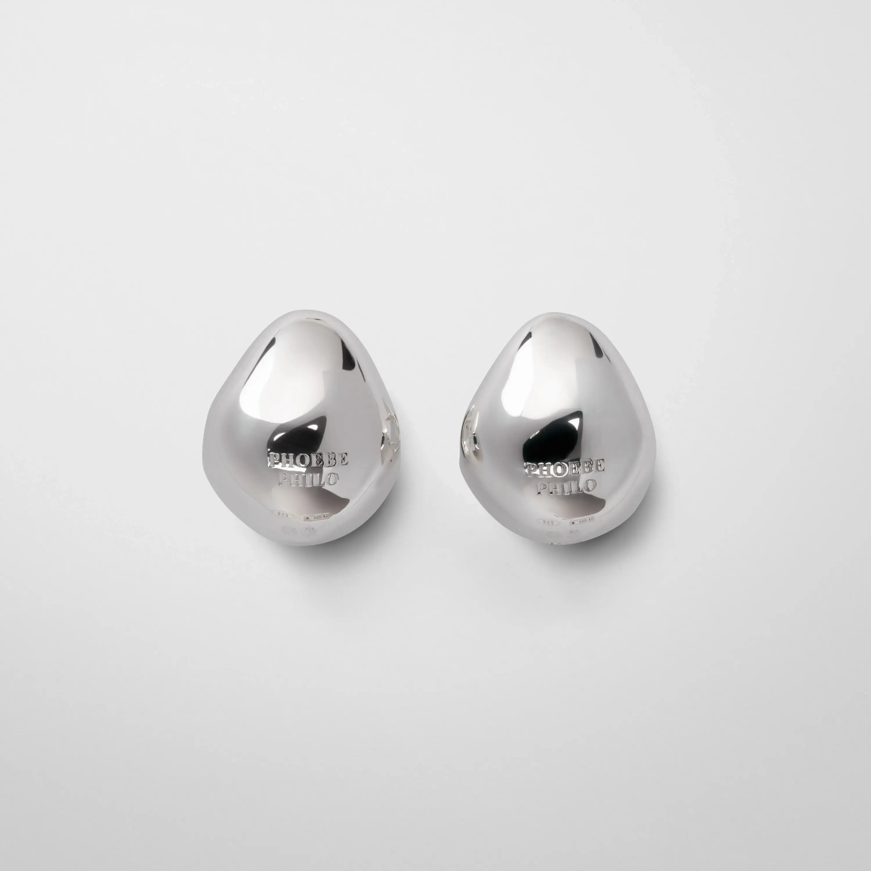 PEBBLE STUD EARRINGS | sterling silver