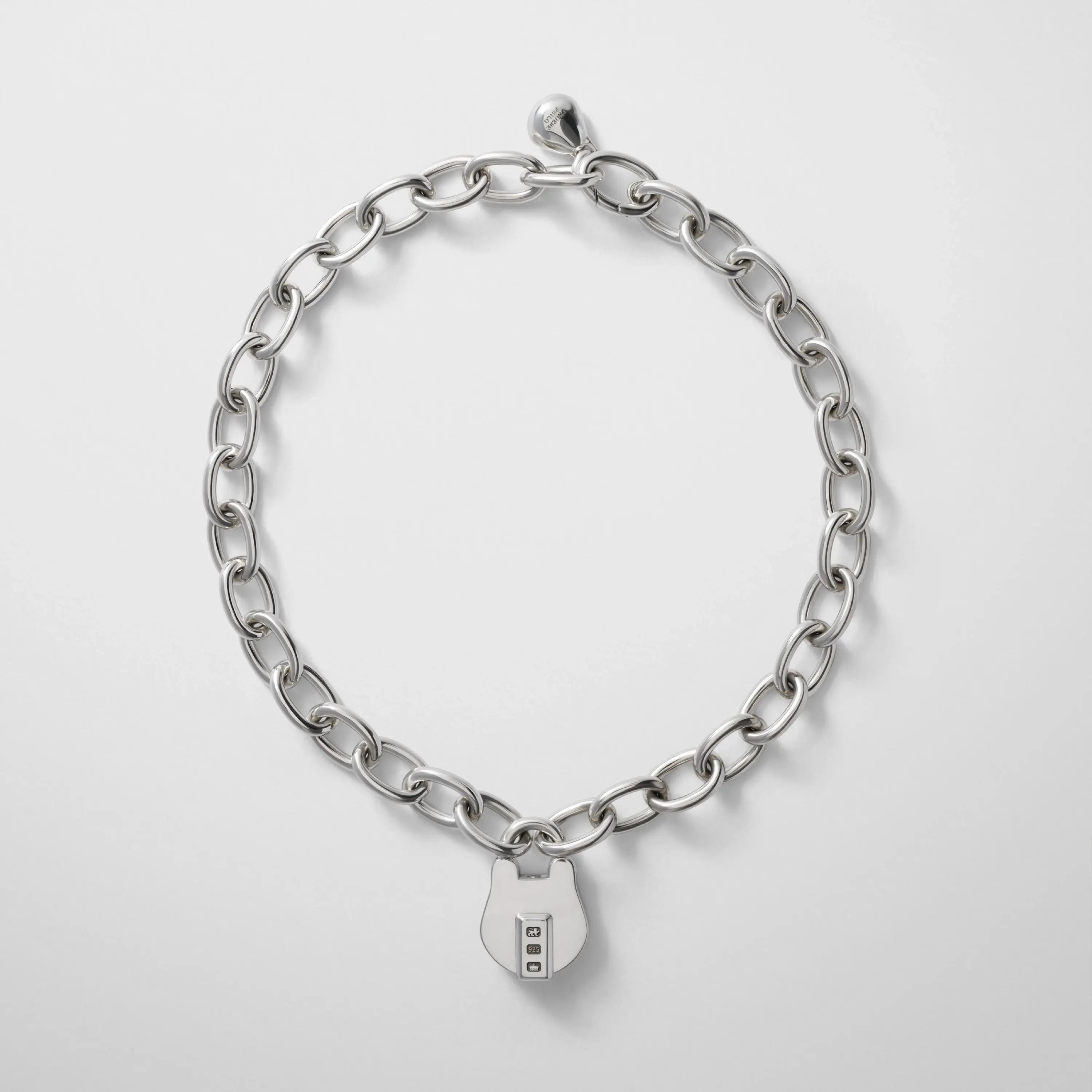 PADLOCK CHOKER | sterling silver