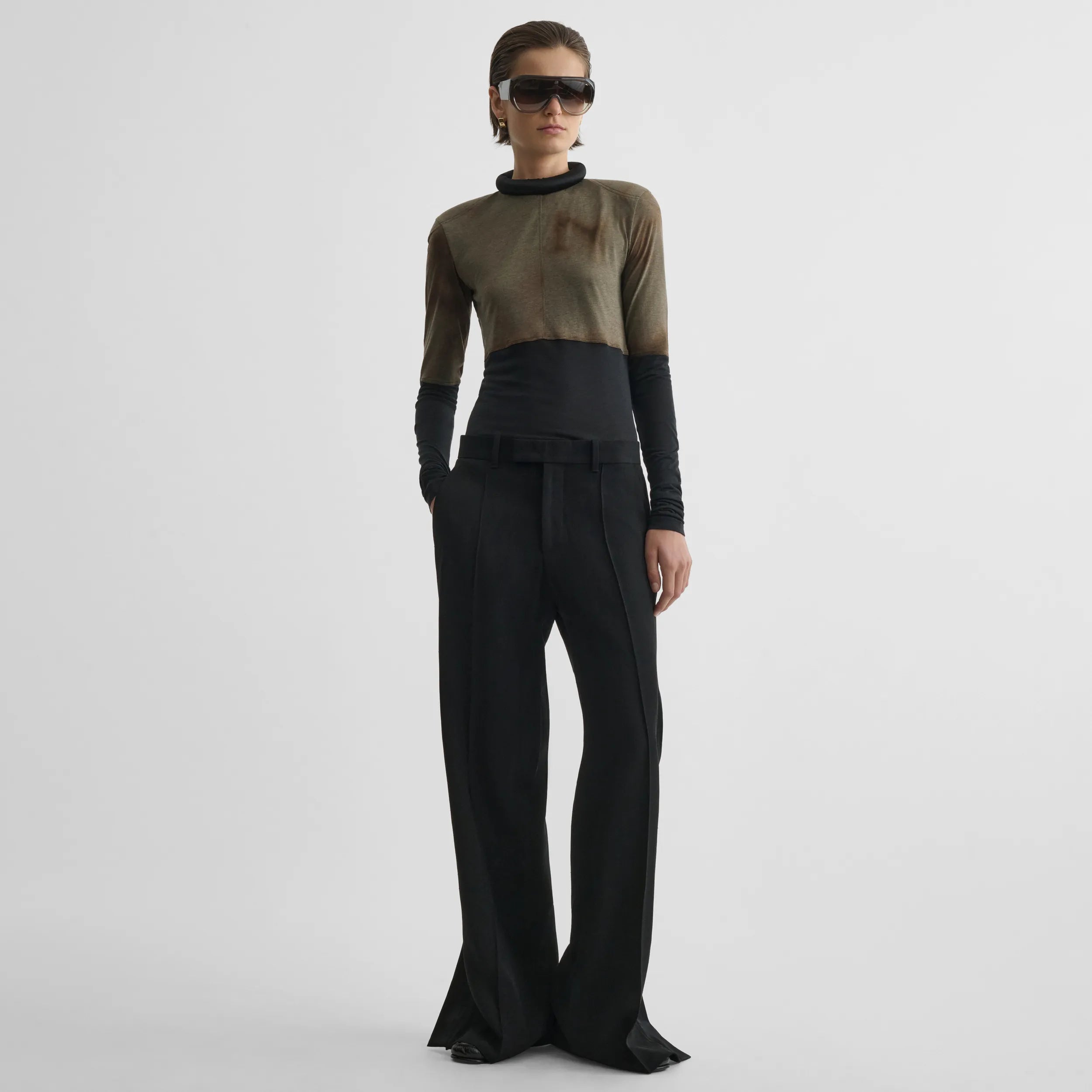 TUX TROUSERS | black viscose