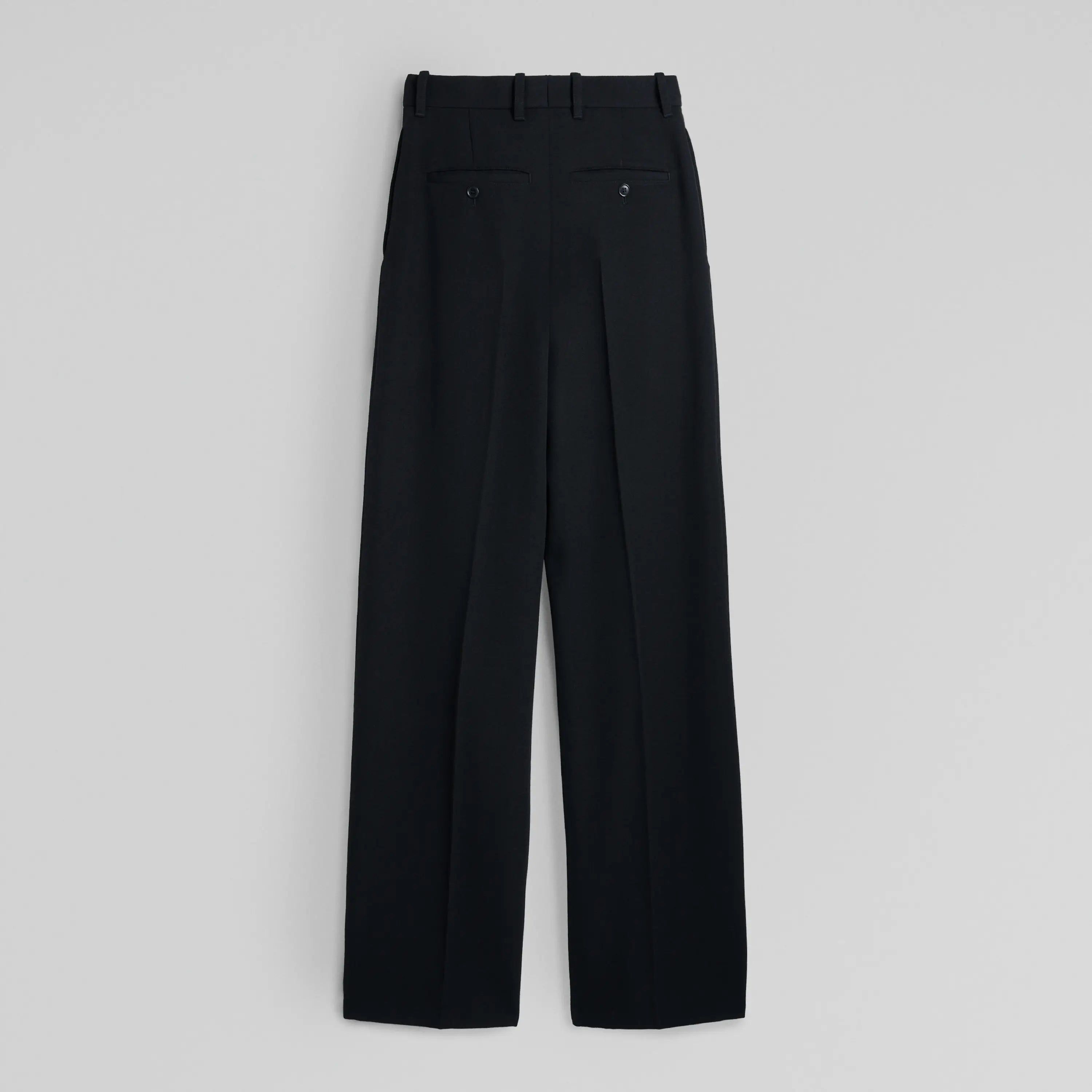 MILANESE TROUSERS | black wool