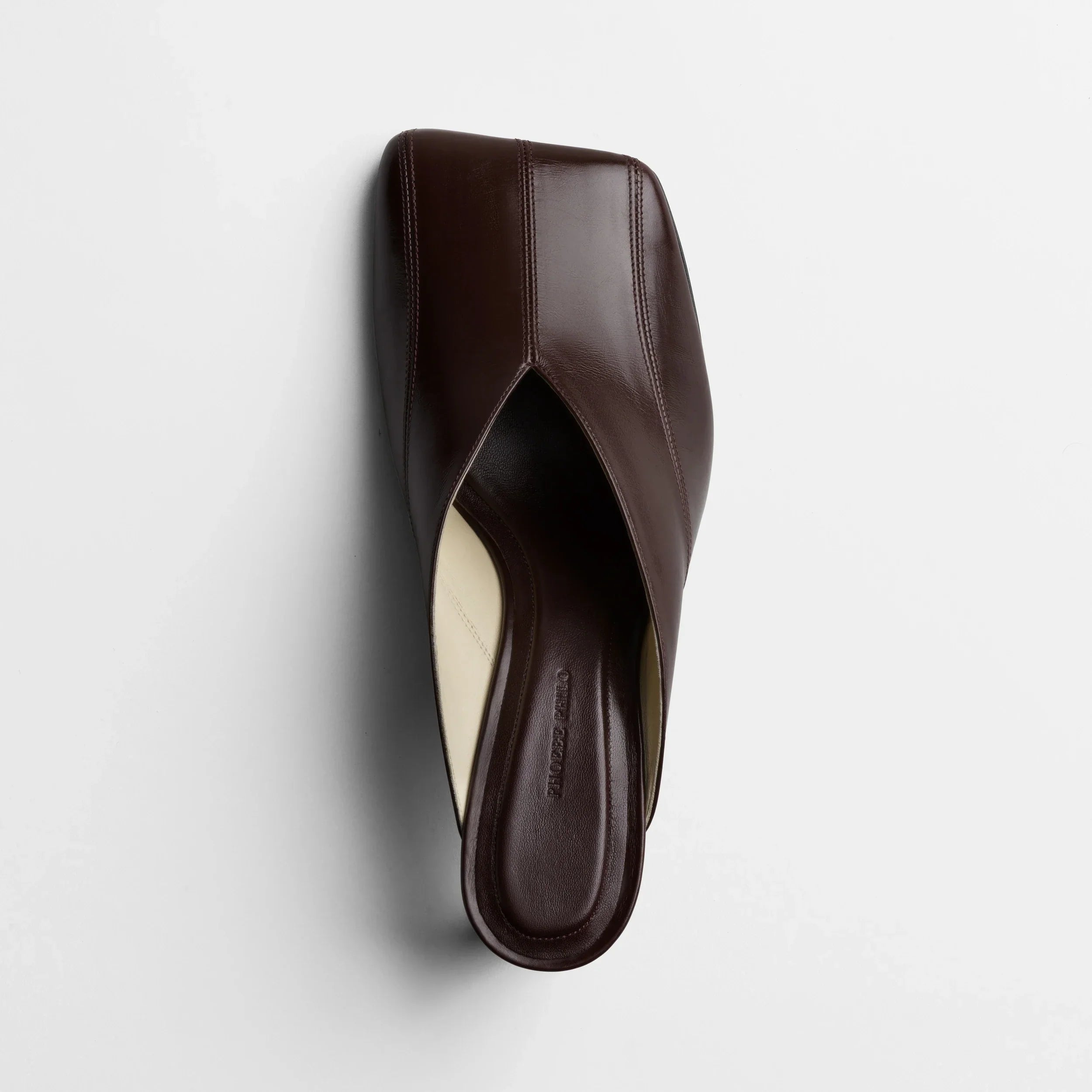 TILT MULE | oxblood leather