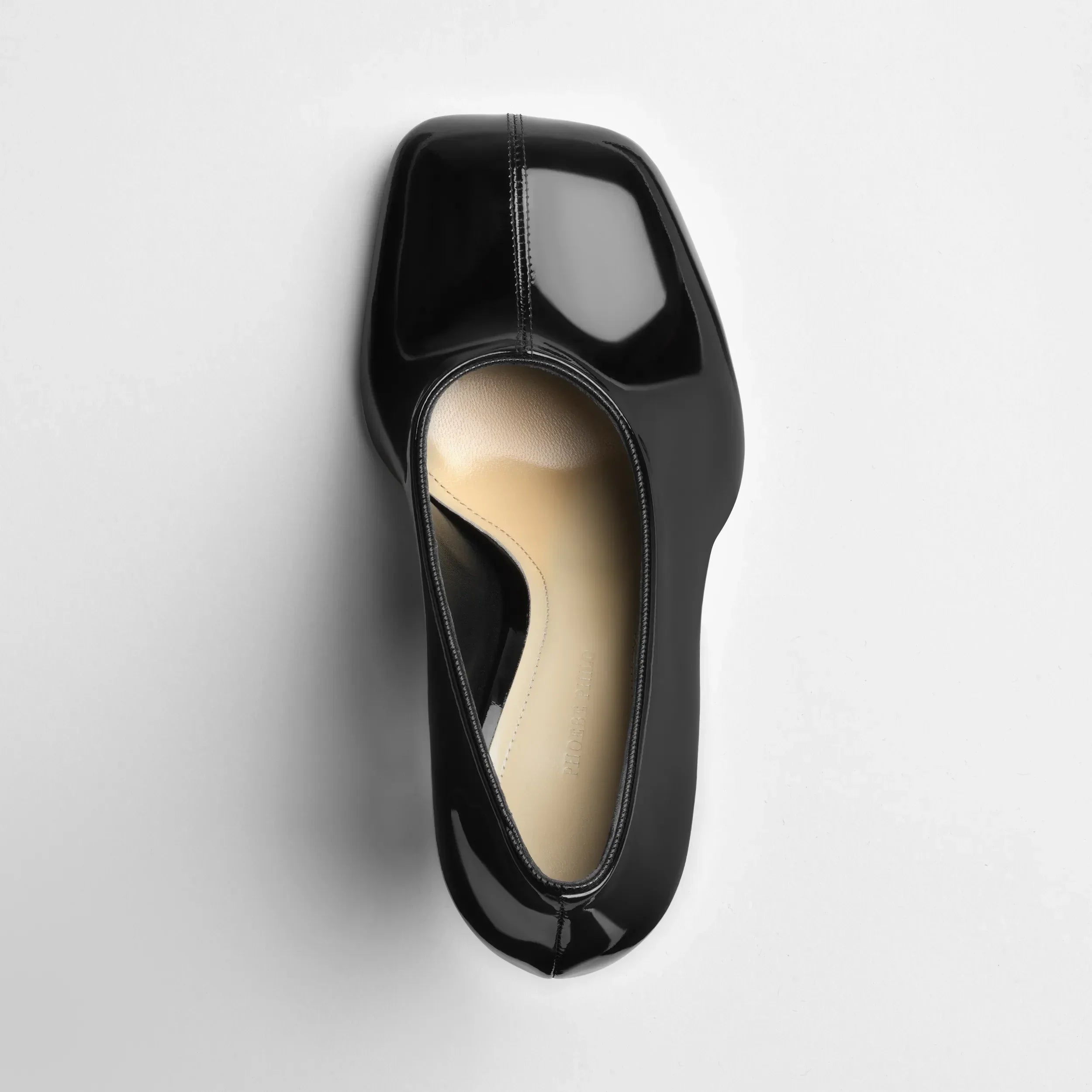 SOFT PUMP 90 | black patent leather