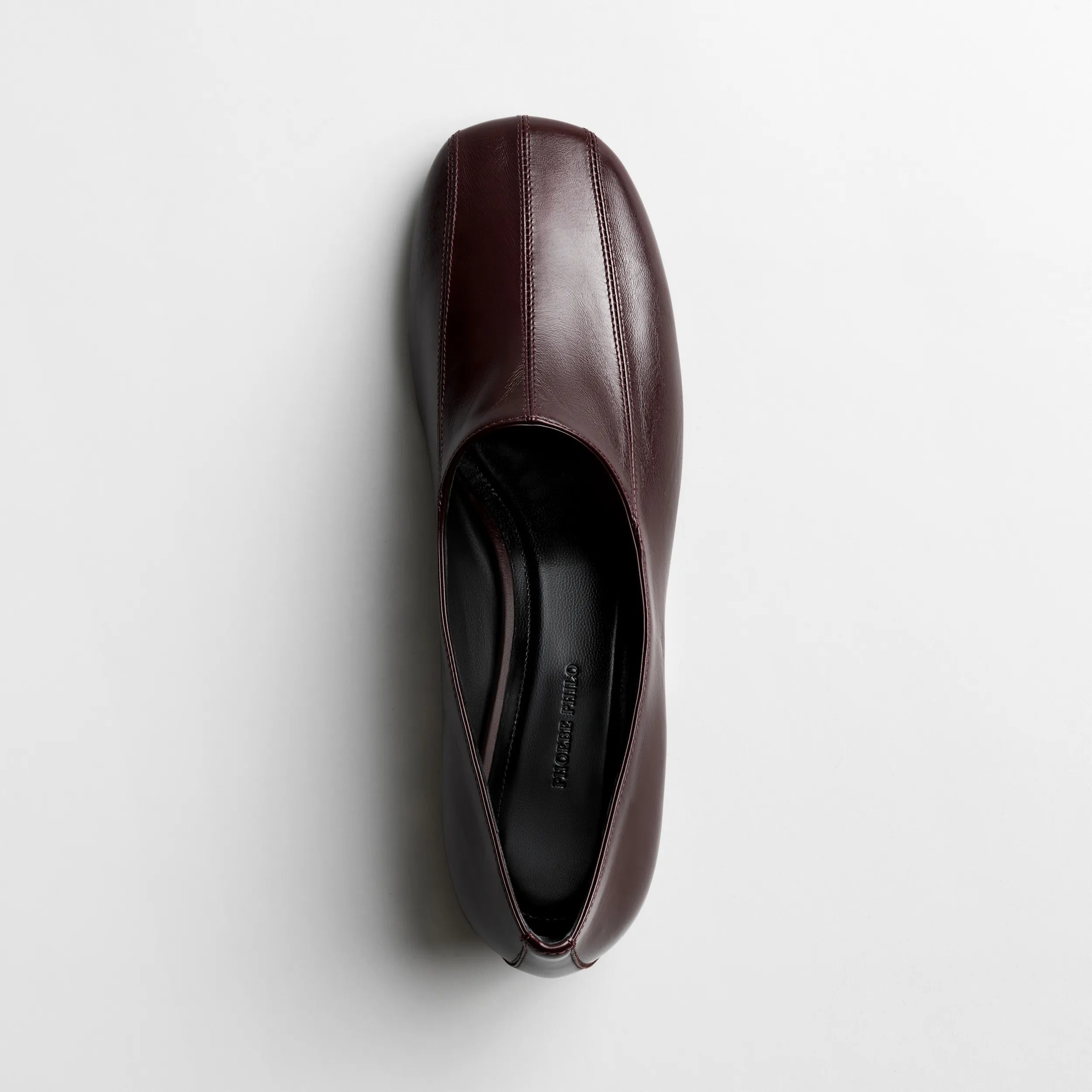 CLUB SLIPPER | oxblood shiny leather