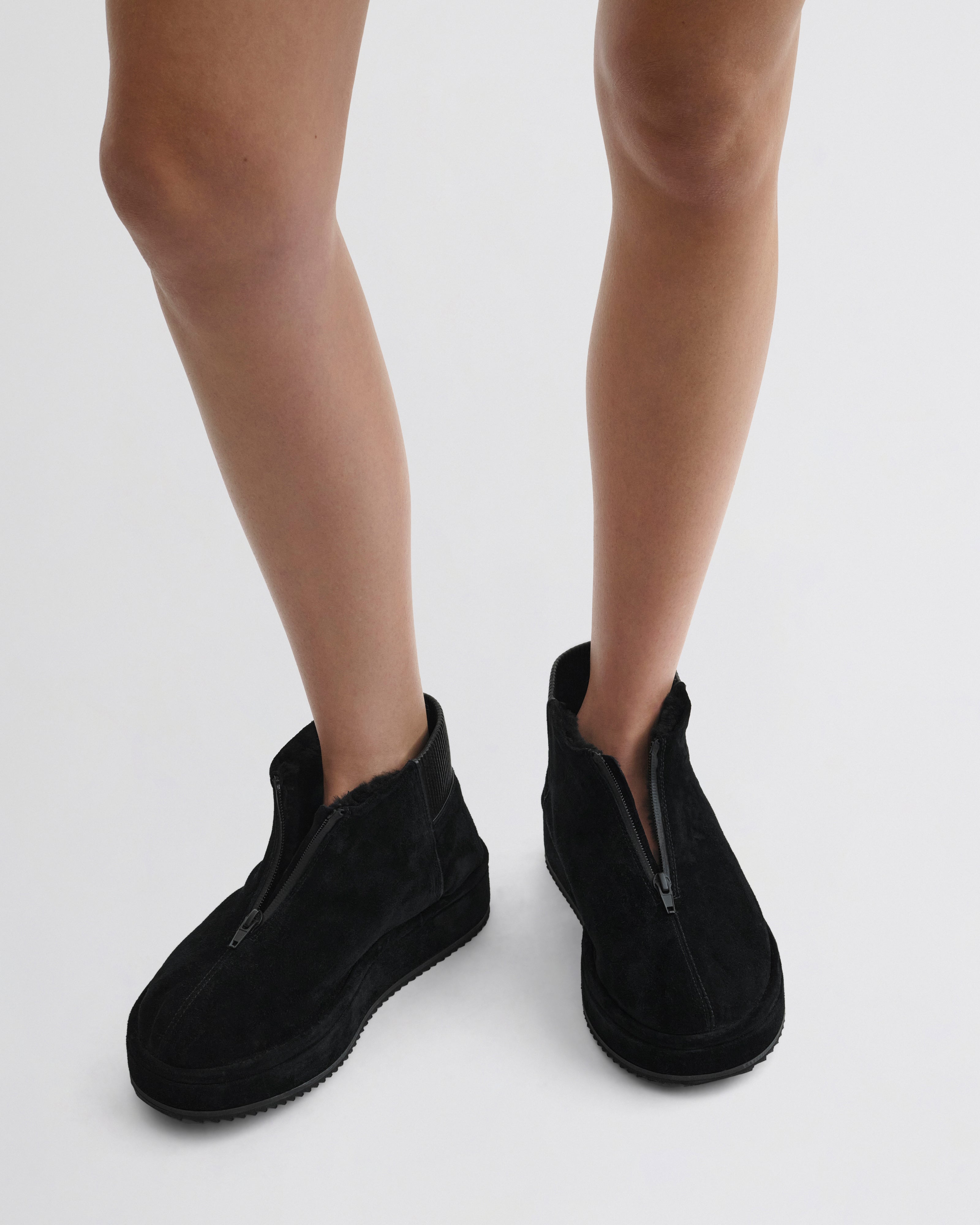 BUMPER BOOTIE | black leather