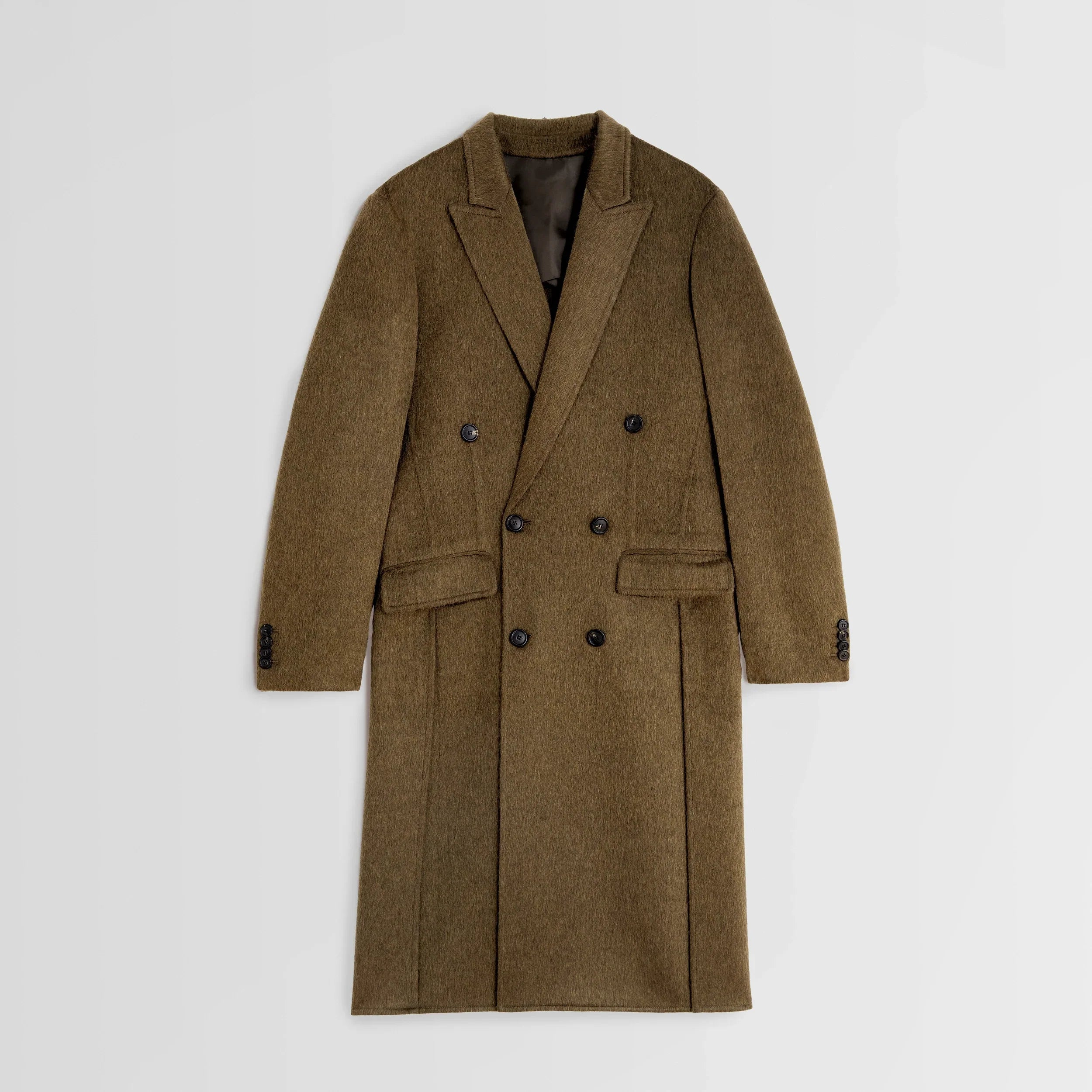MAN'S COAT | bronze khaki wool mohair