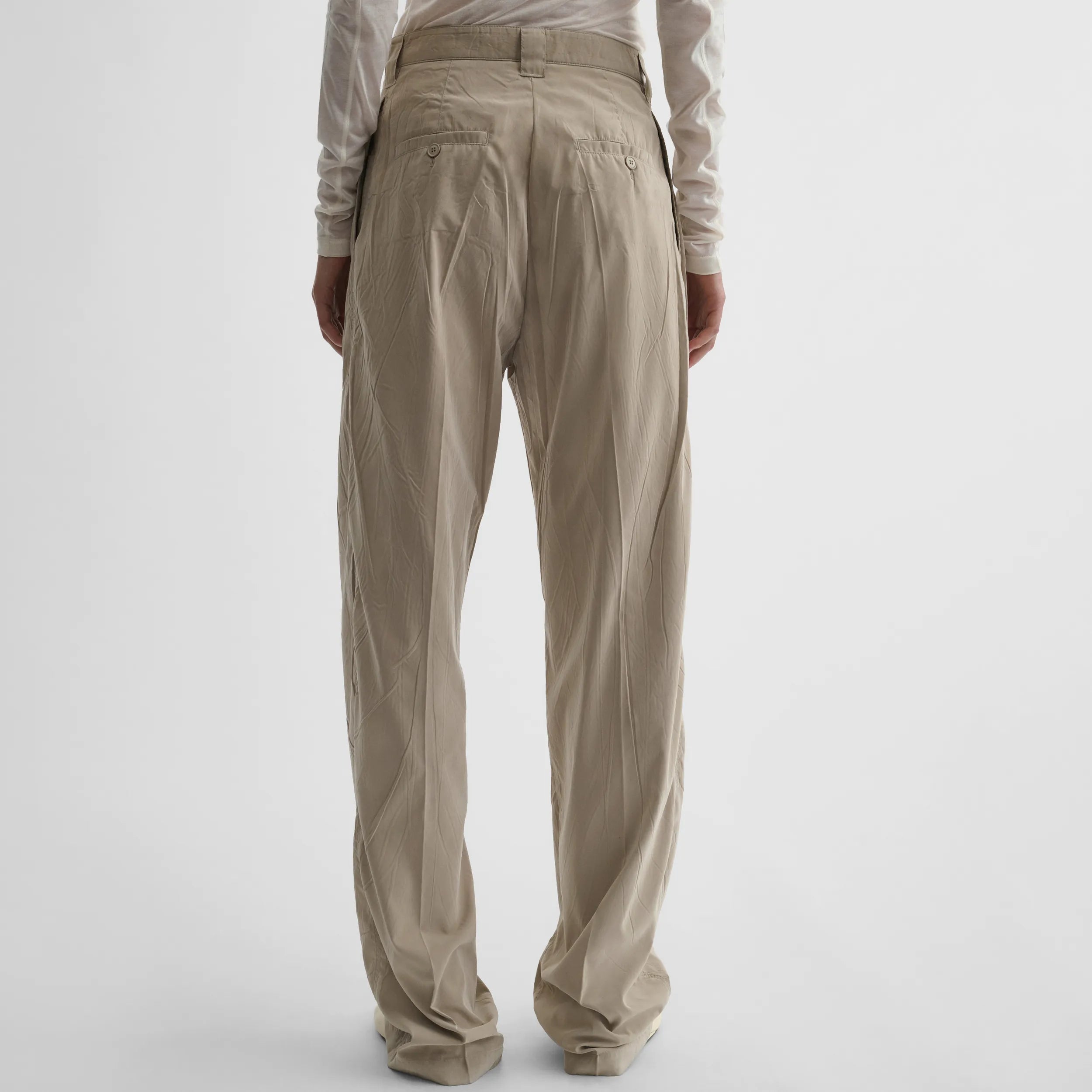 CHINO TROUSERS | trench poly-twill