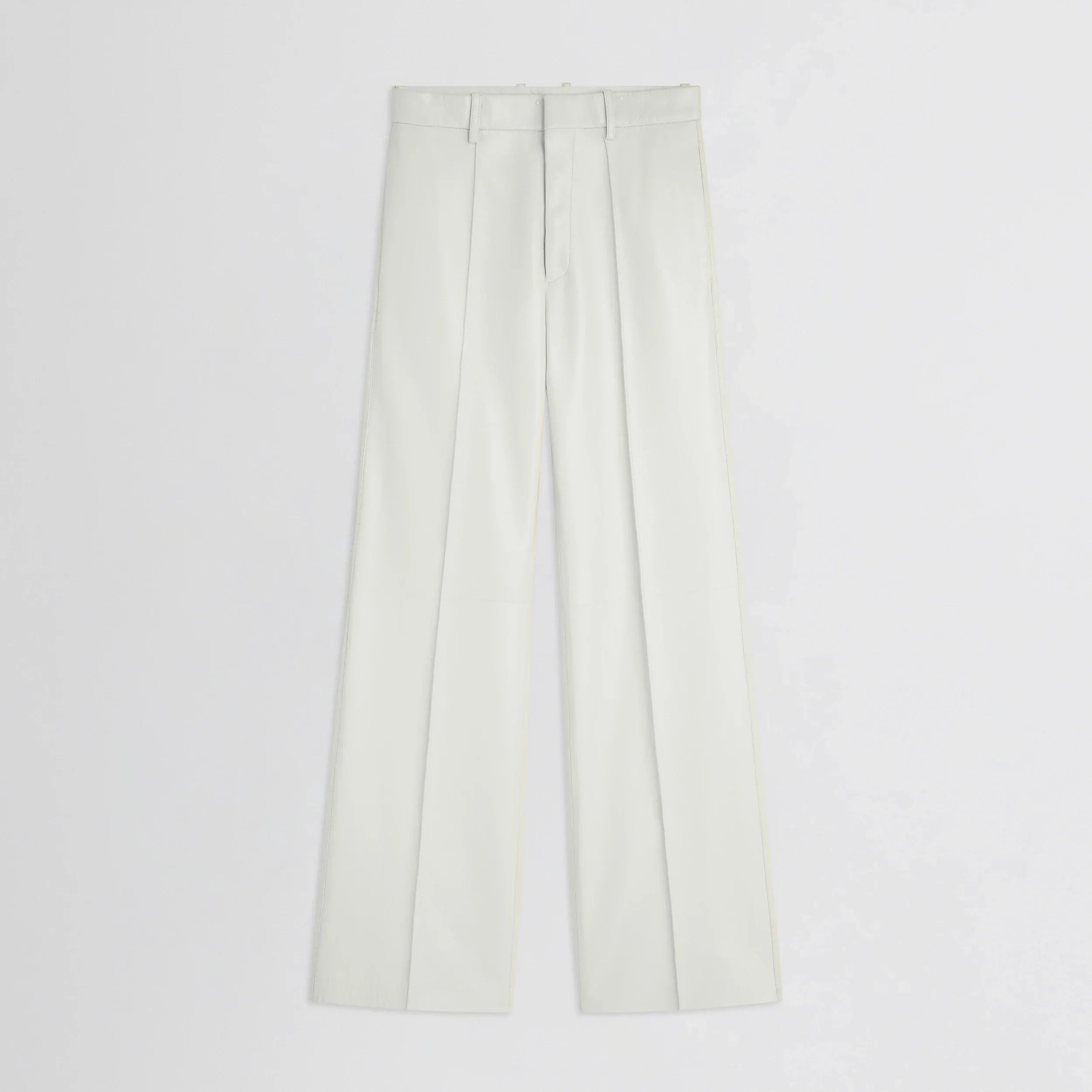 BOYISH TROUSERS | white leather