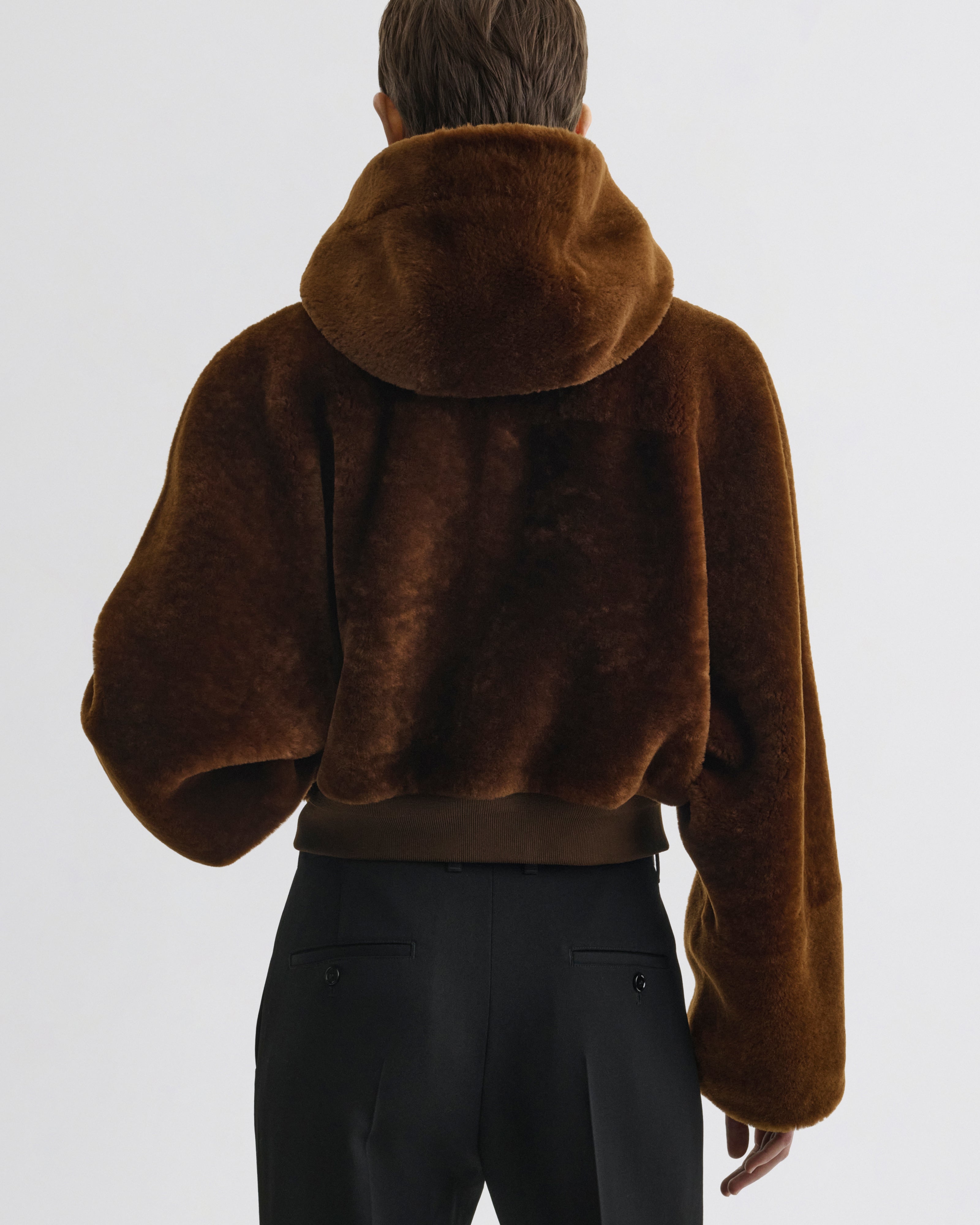 SUPER SOFT BOMBER JACKET | ginger shearling