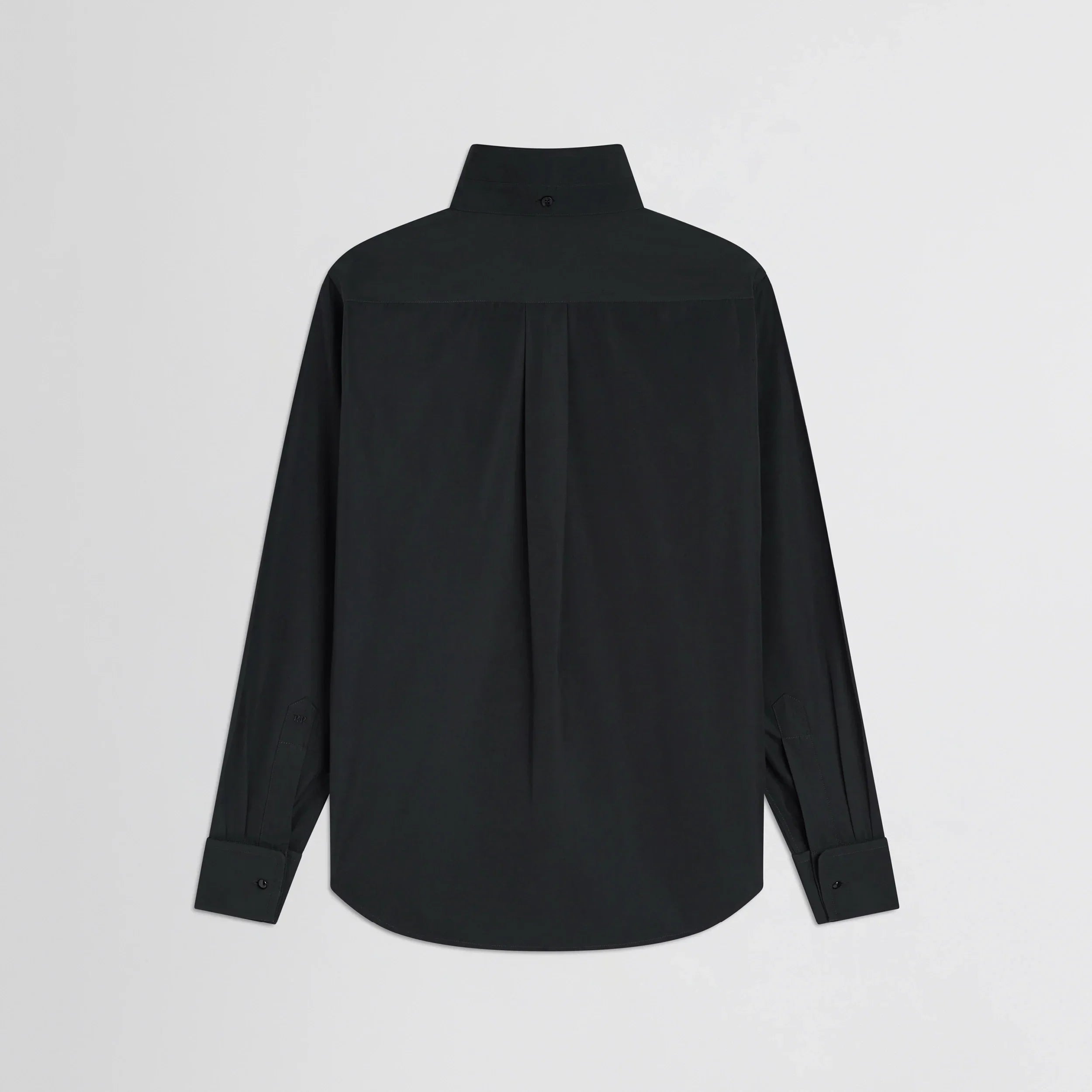 TUXEDO SHIRT | black cotton