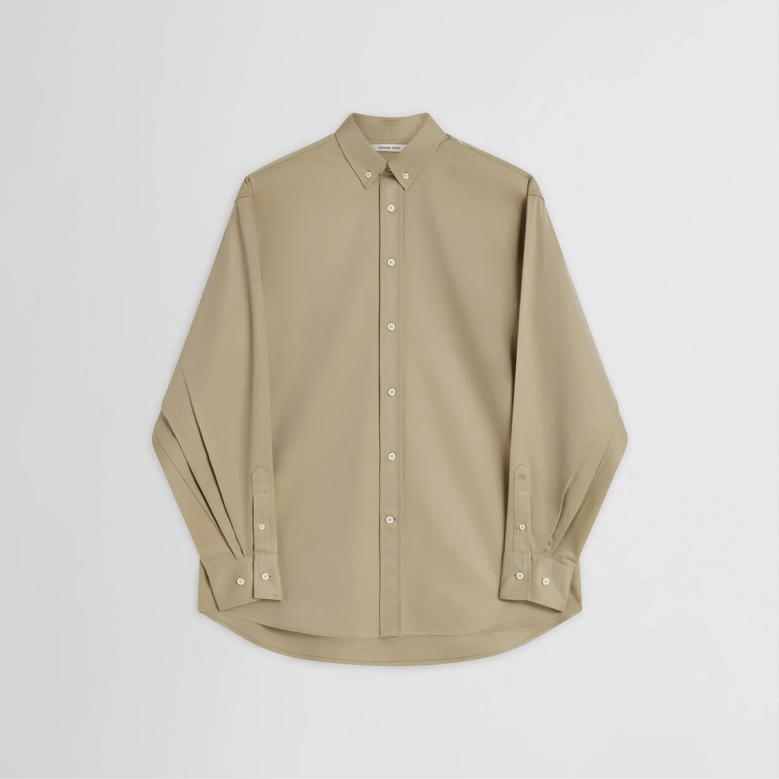 BUTTON COLLAR SHIRT | trench cotton