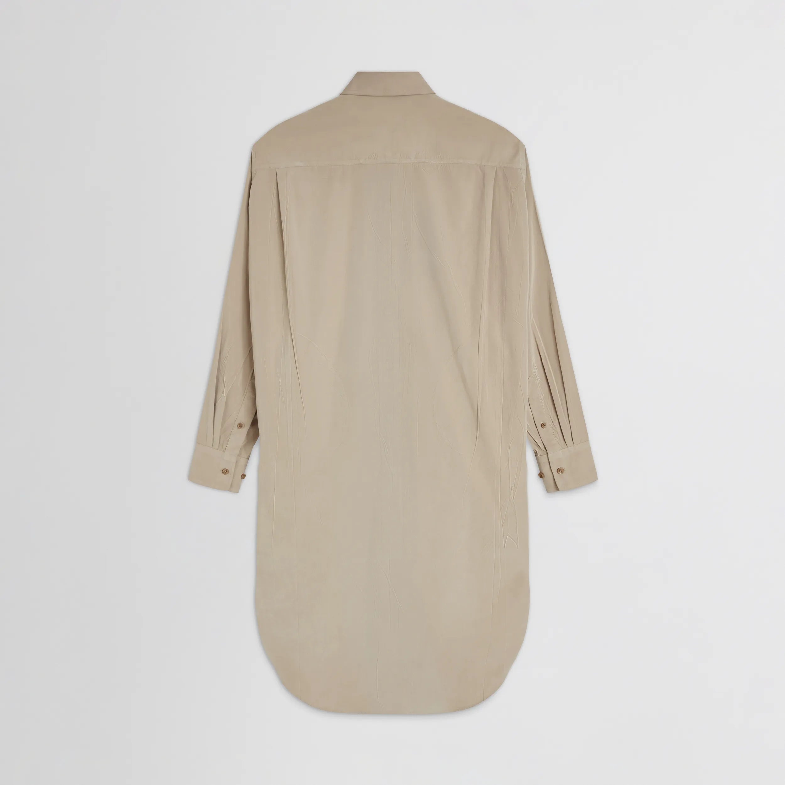 ELONGATED SHIRT | trench poly-twill