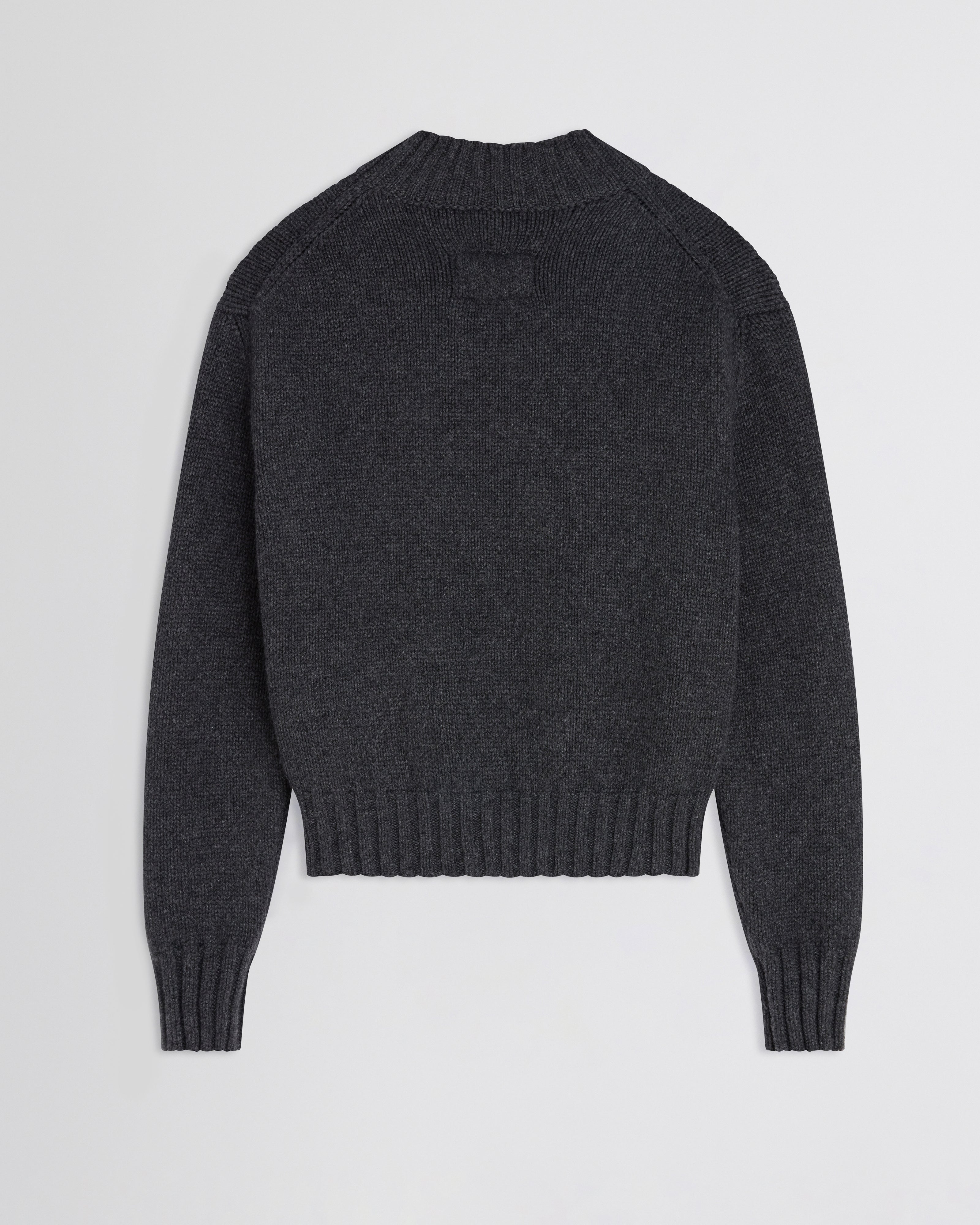 CREWNECK JUMPER | grey cashmere