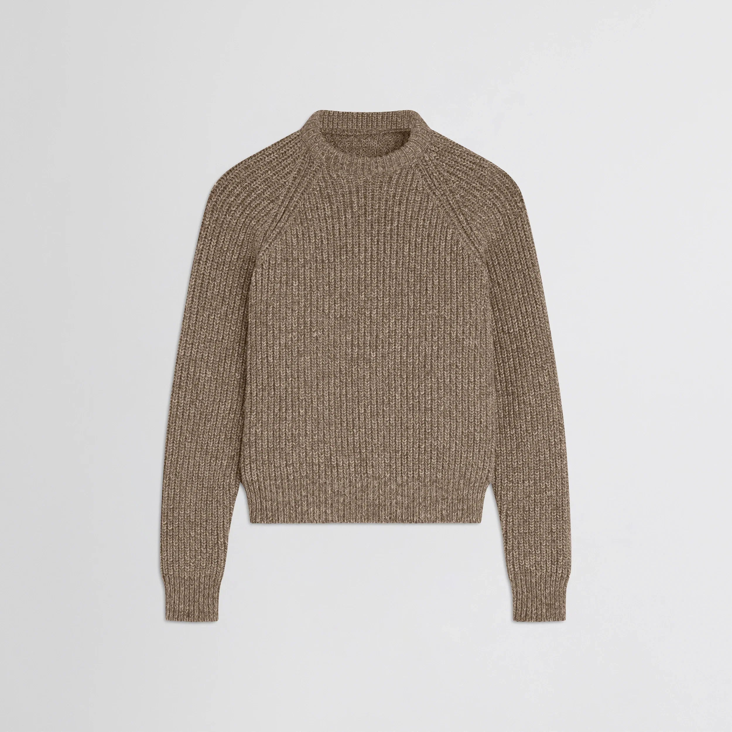 MOULINE JUMPER | camel wool