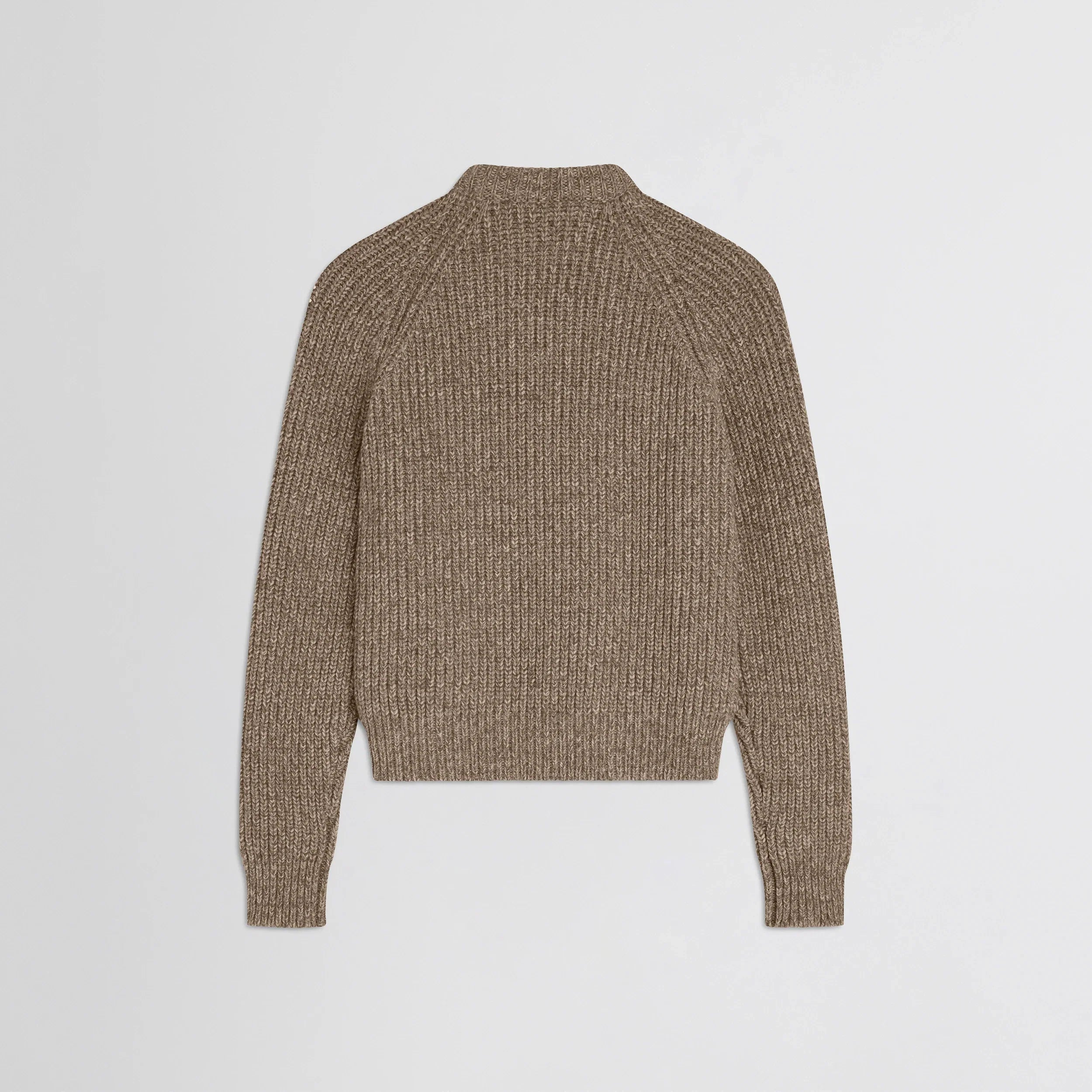 MOULINE JUMPER | camel wool