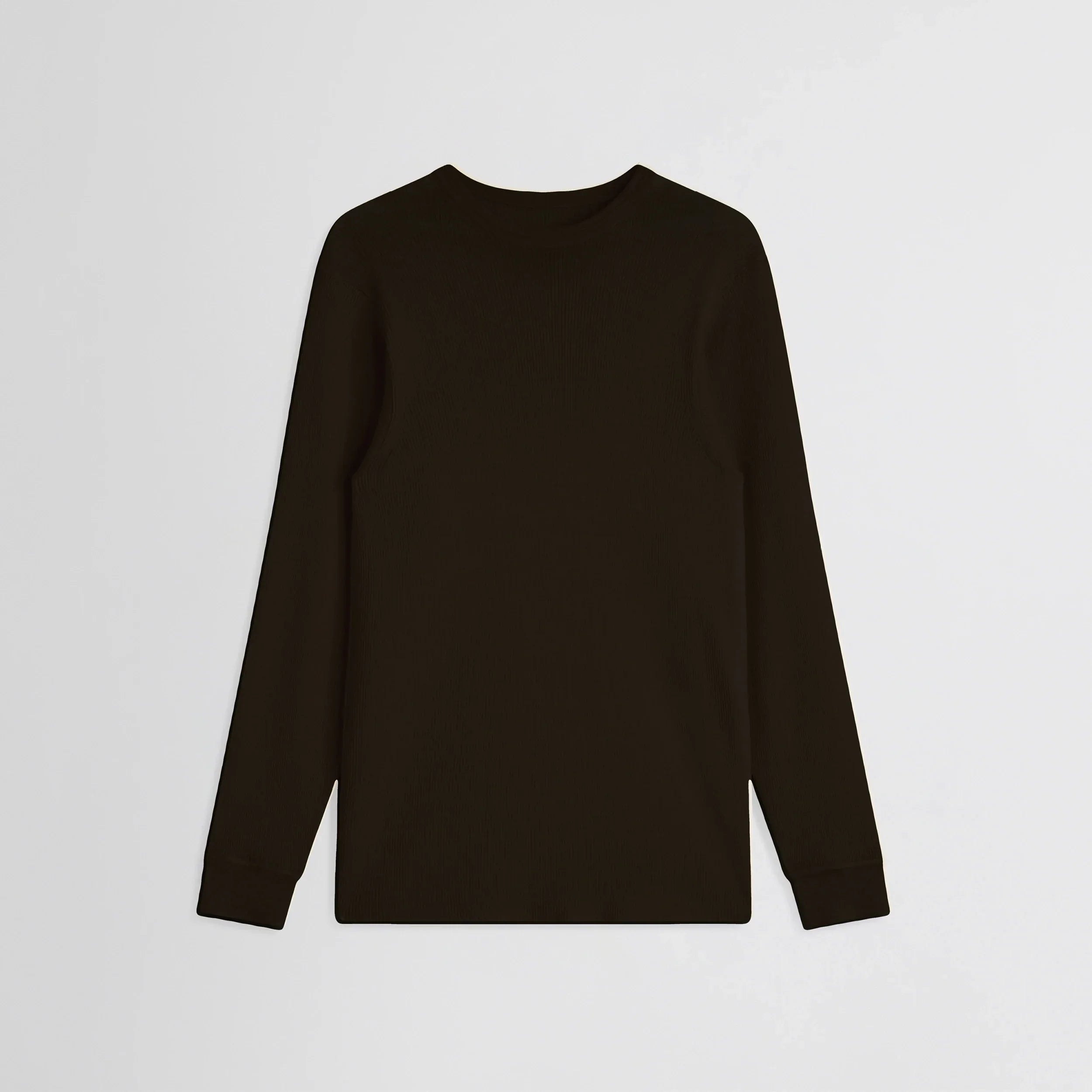BATWING CREWNECK | dark khaki wool