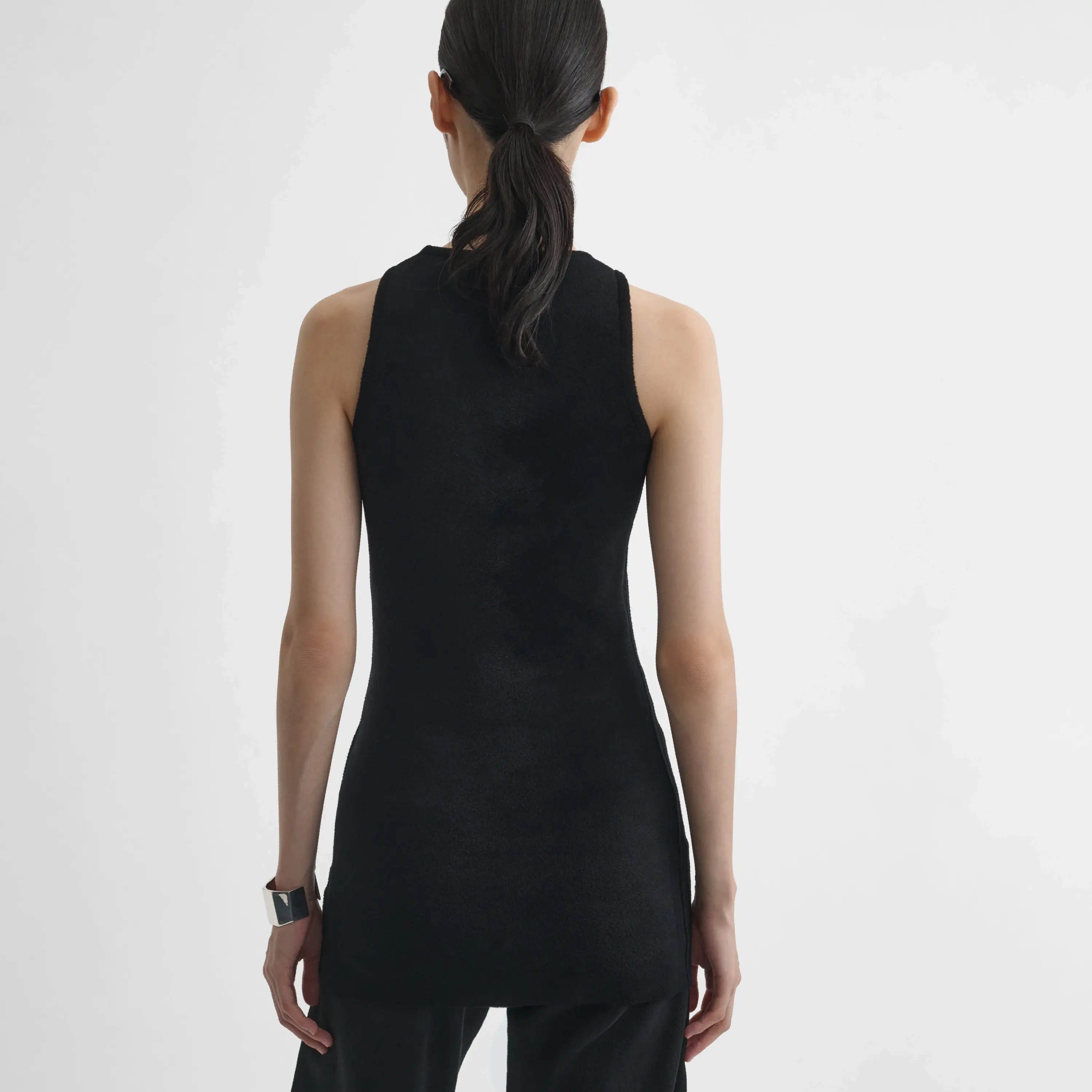 TANK TOP | black chenille