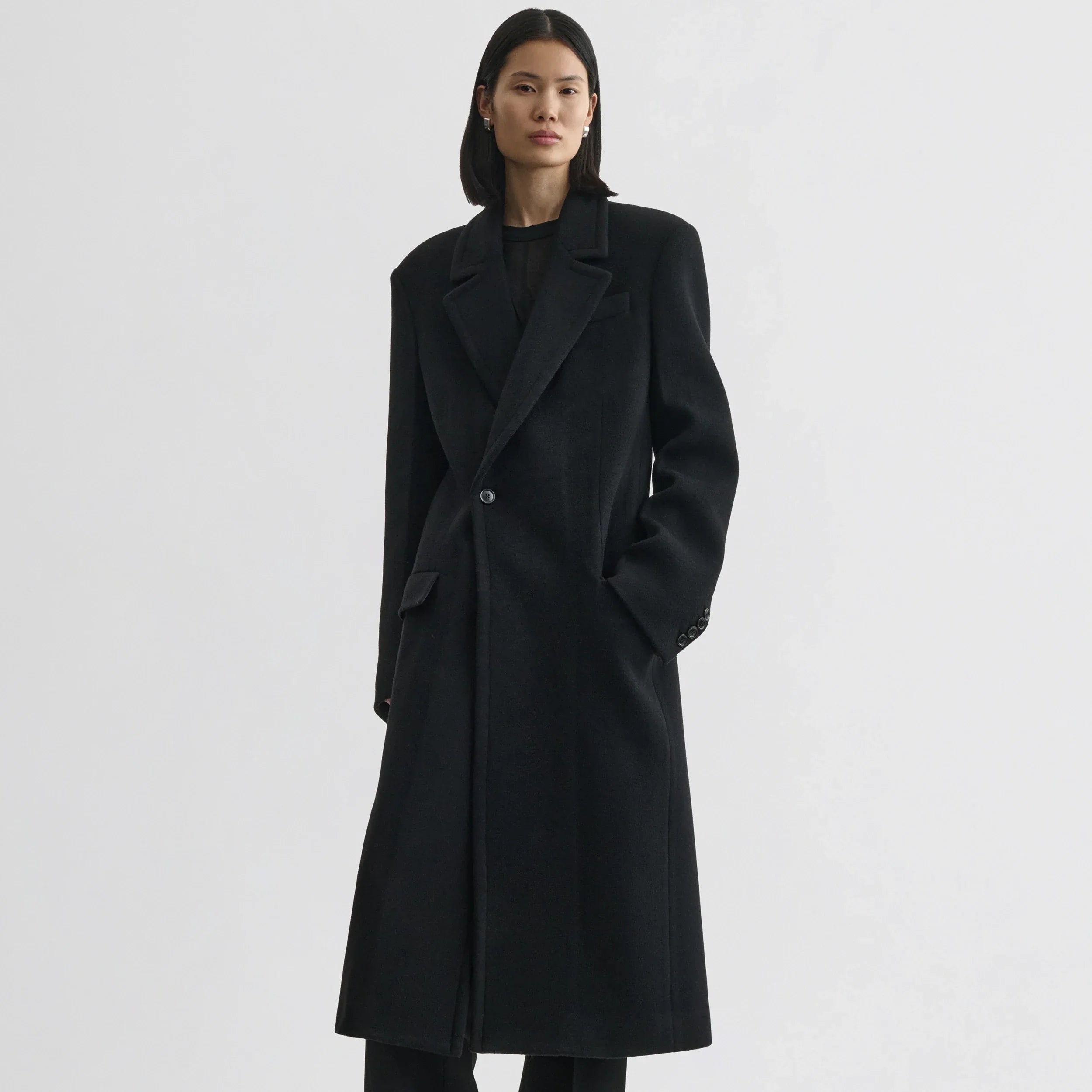 CLASSIC COAT | black cashmere