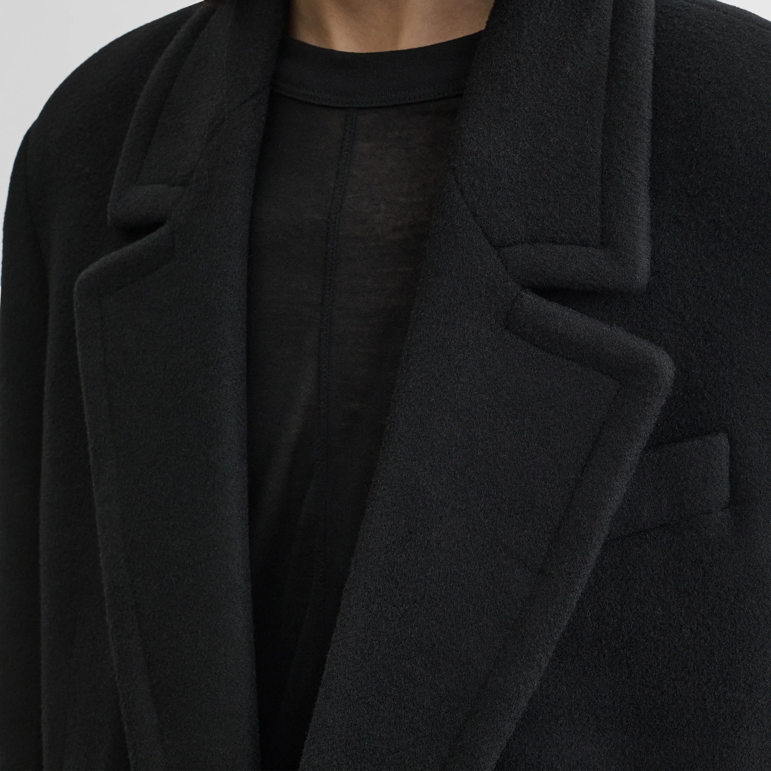 CLASSIC COAT | black cashmere