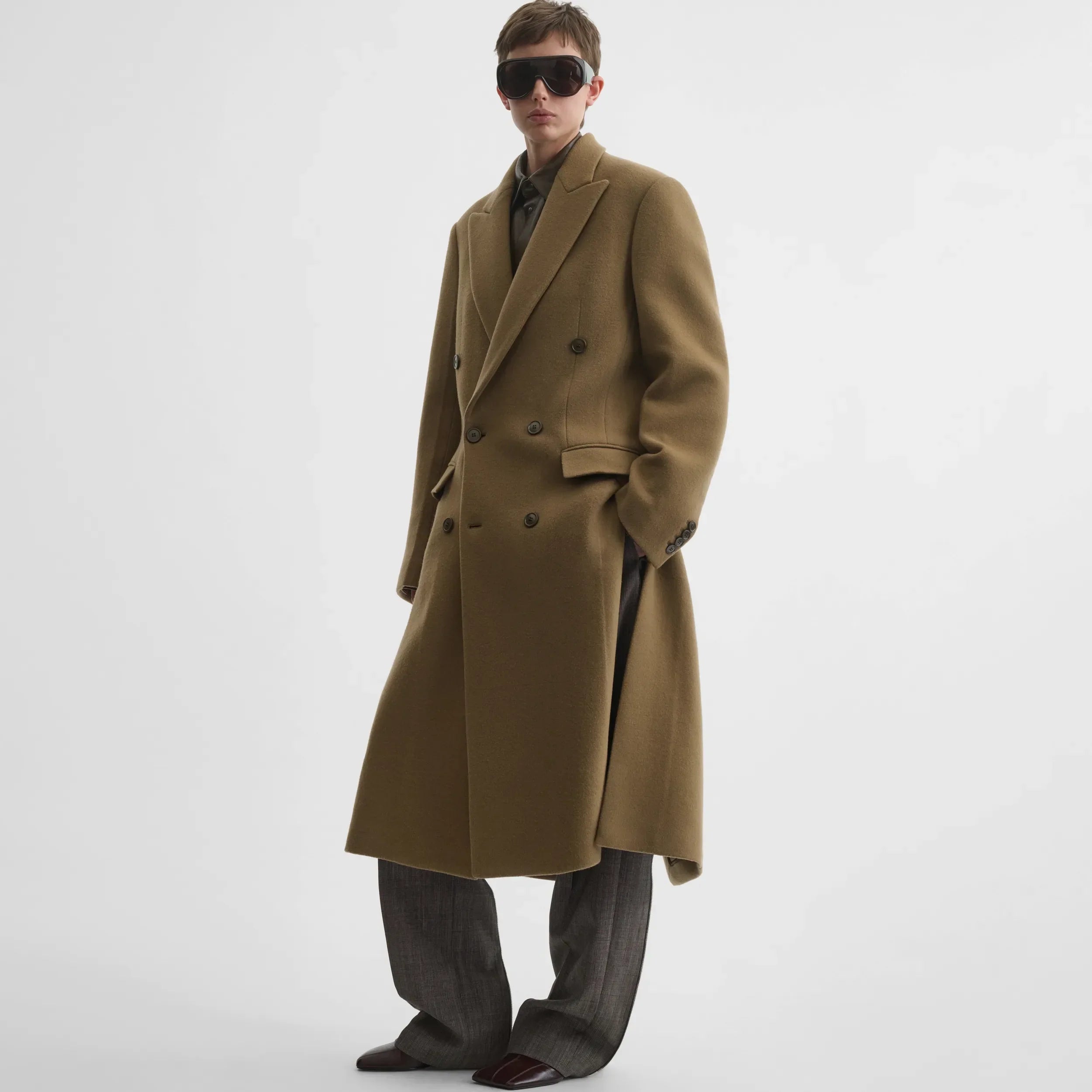MAN'S COAT | tobacco cashmere