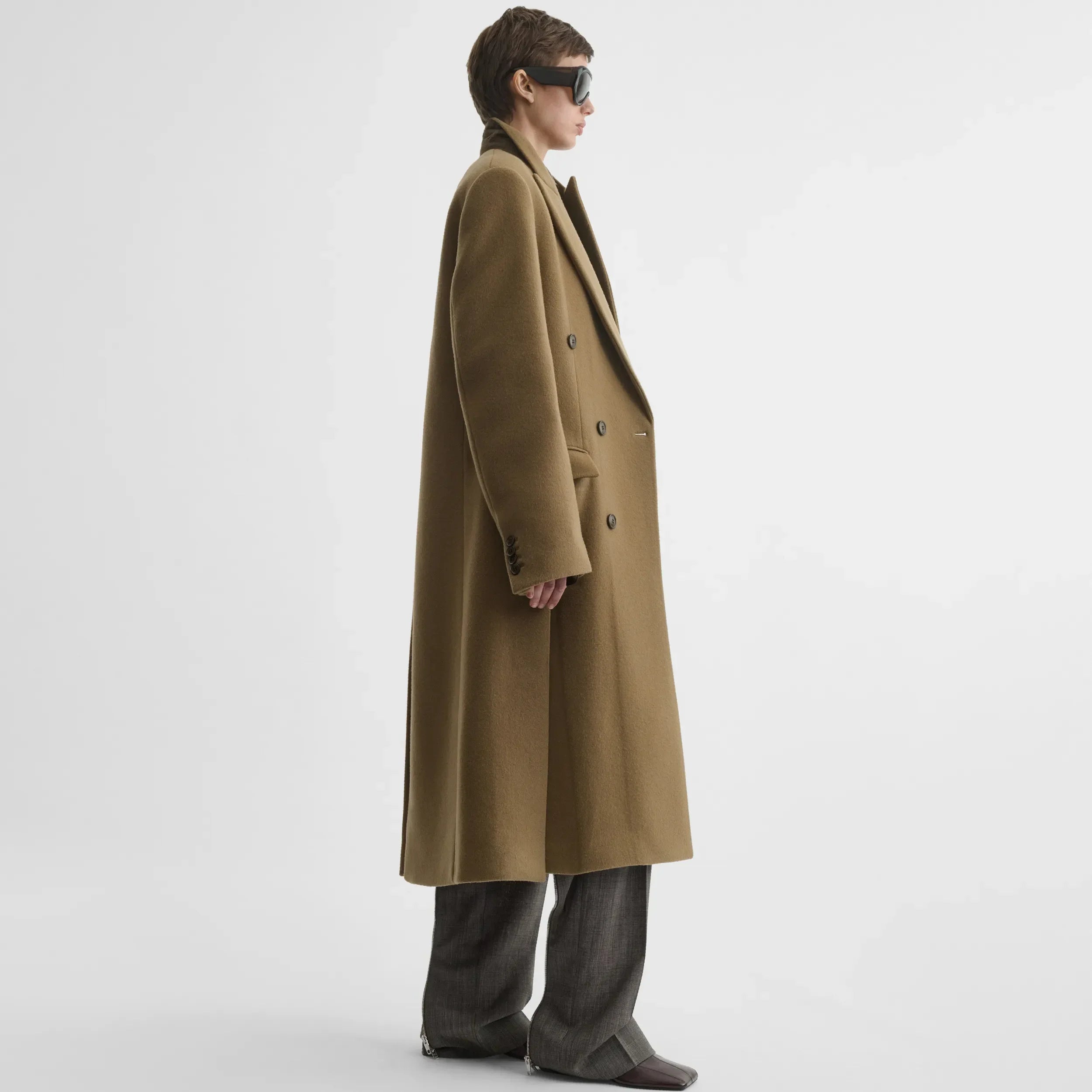 MAN'S COAT | tobacco cashmere