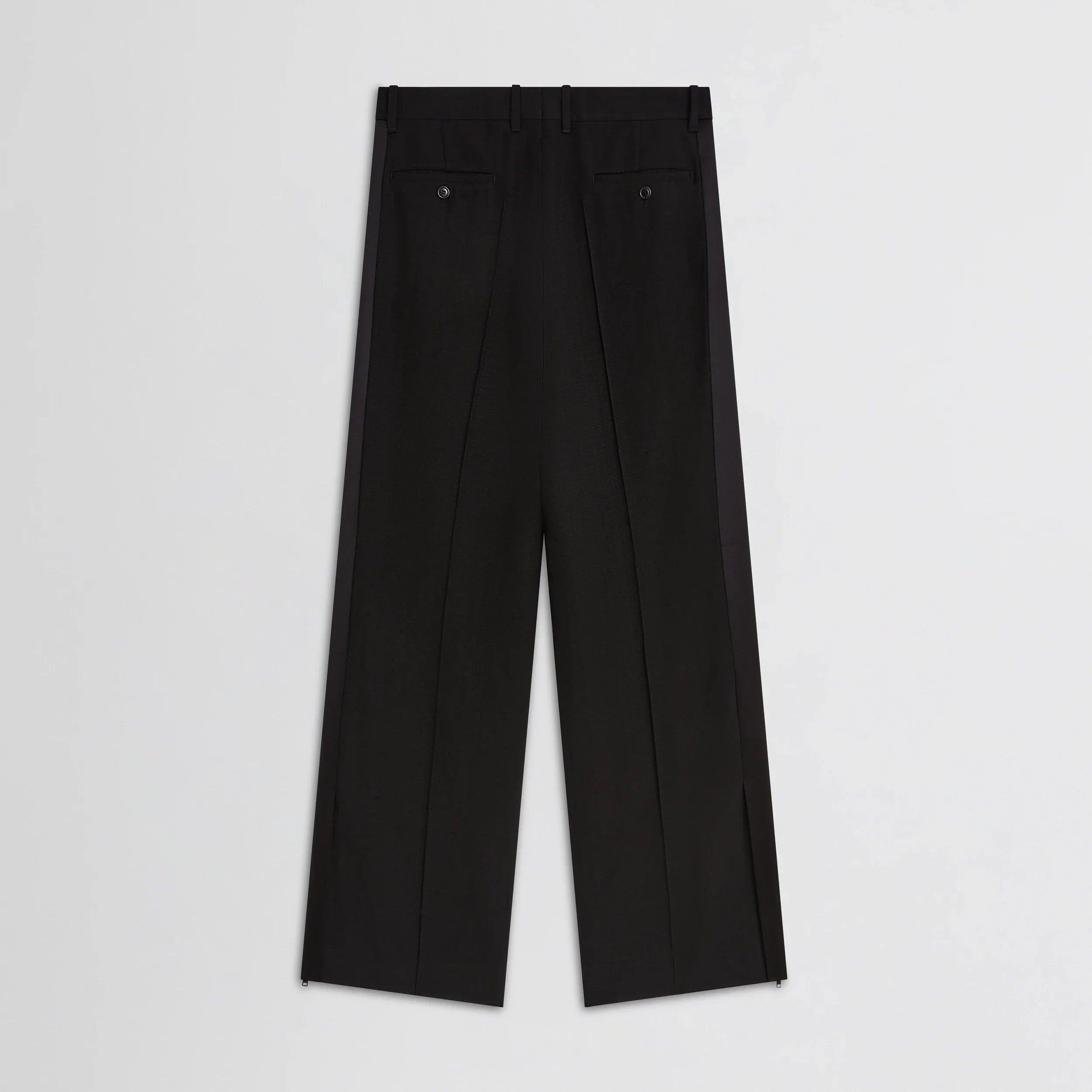 TUX TROUSERS | black viscose