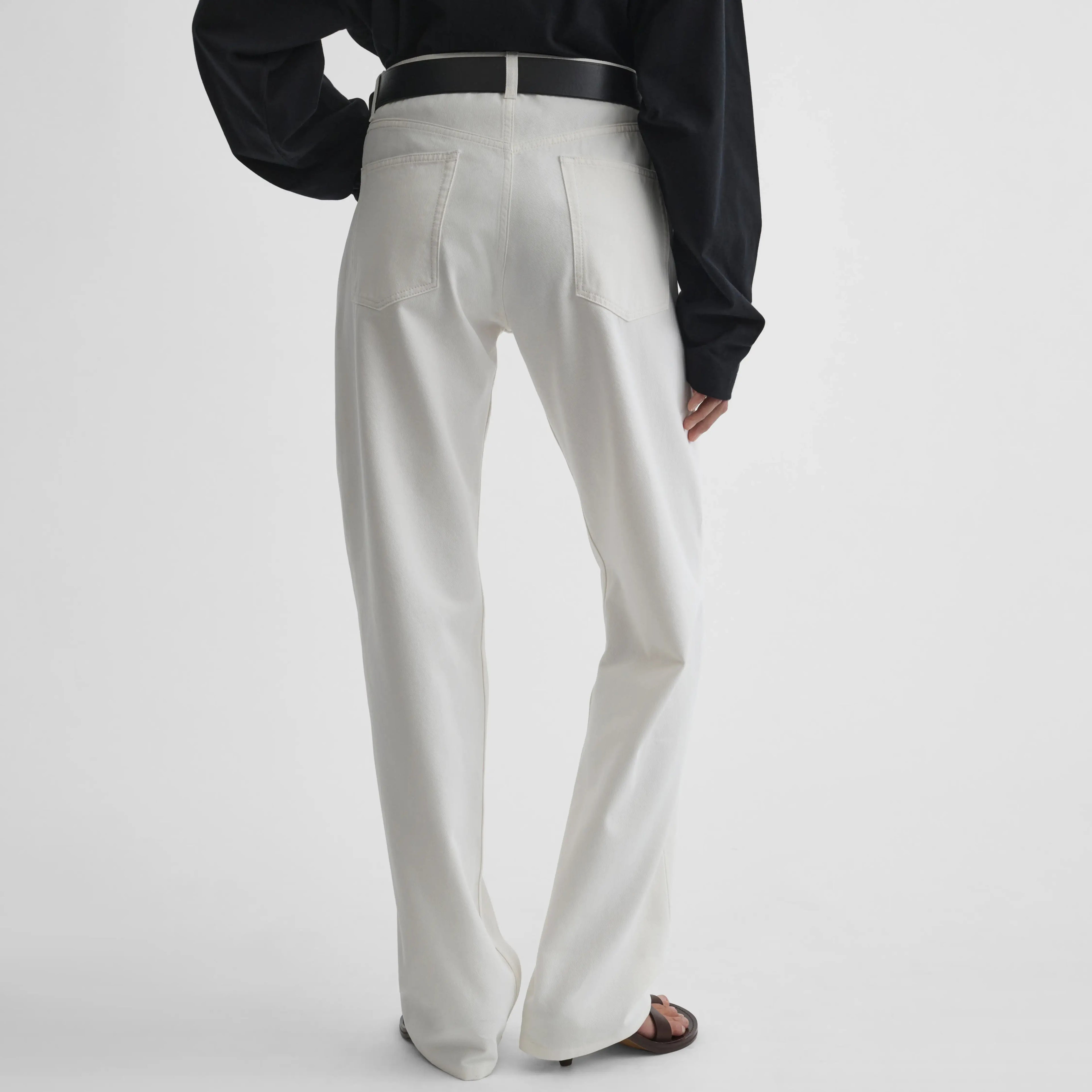 CLASSIC JEANS | plaster white cotton
