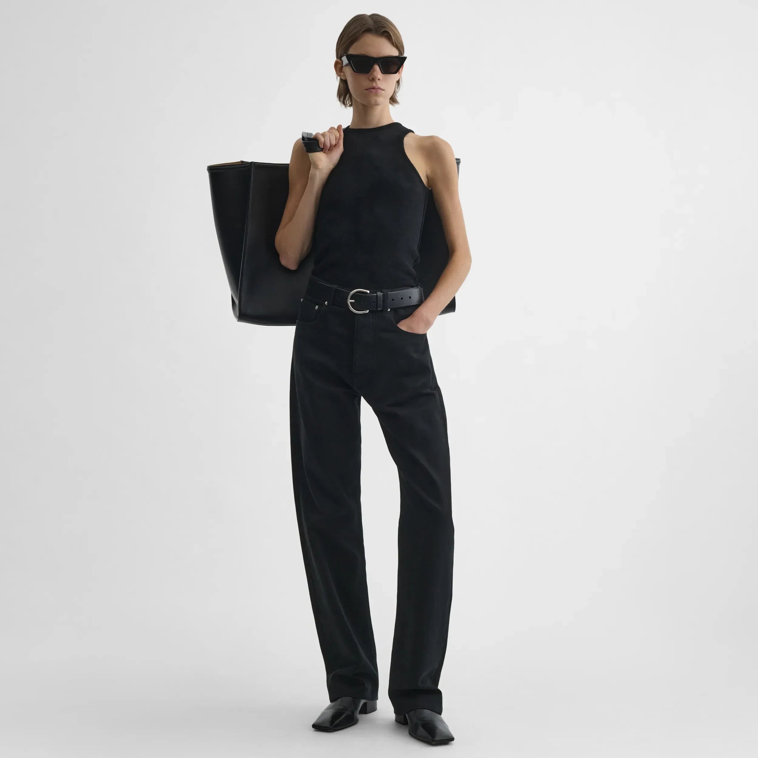CLASSIC JEANS | black cotton