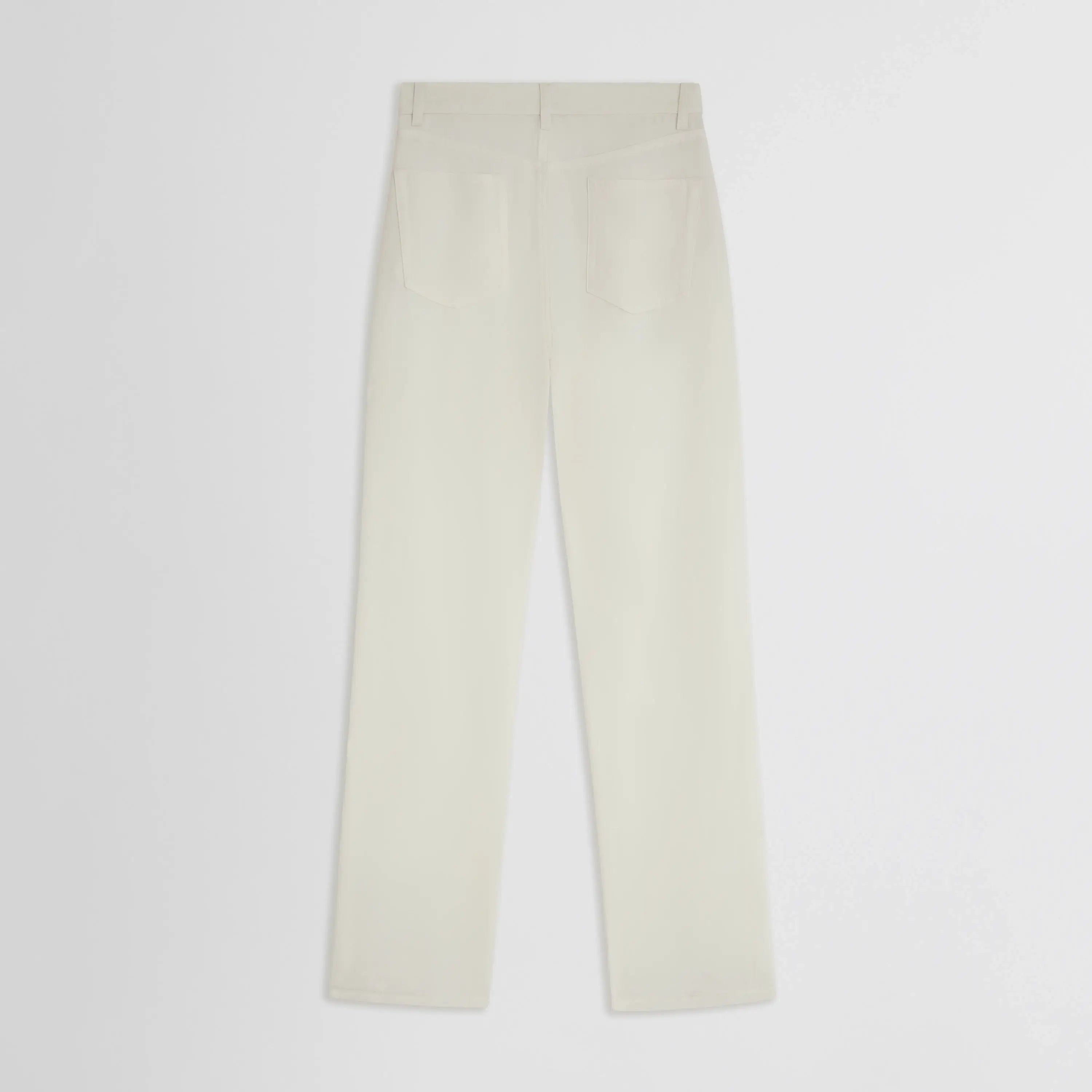 CLASSIC JEANS | off white silk viscose