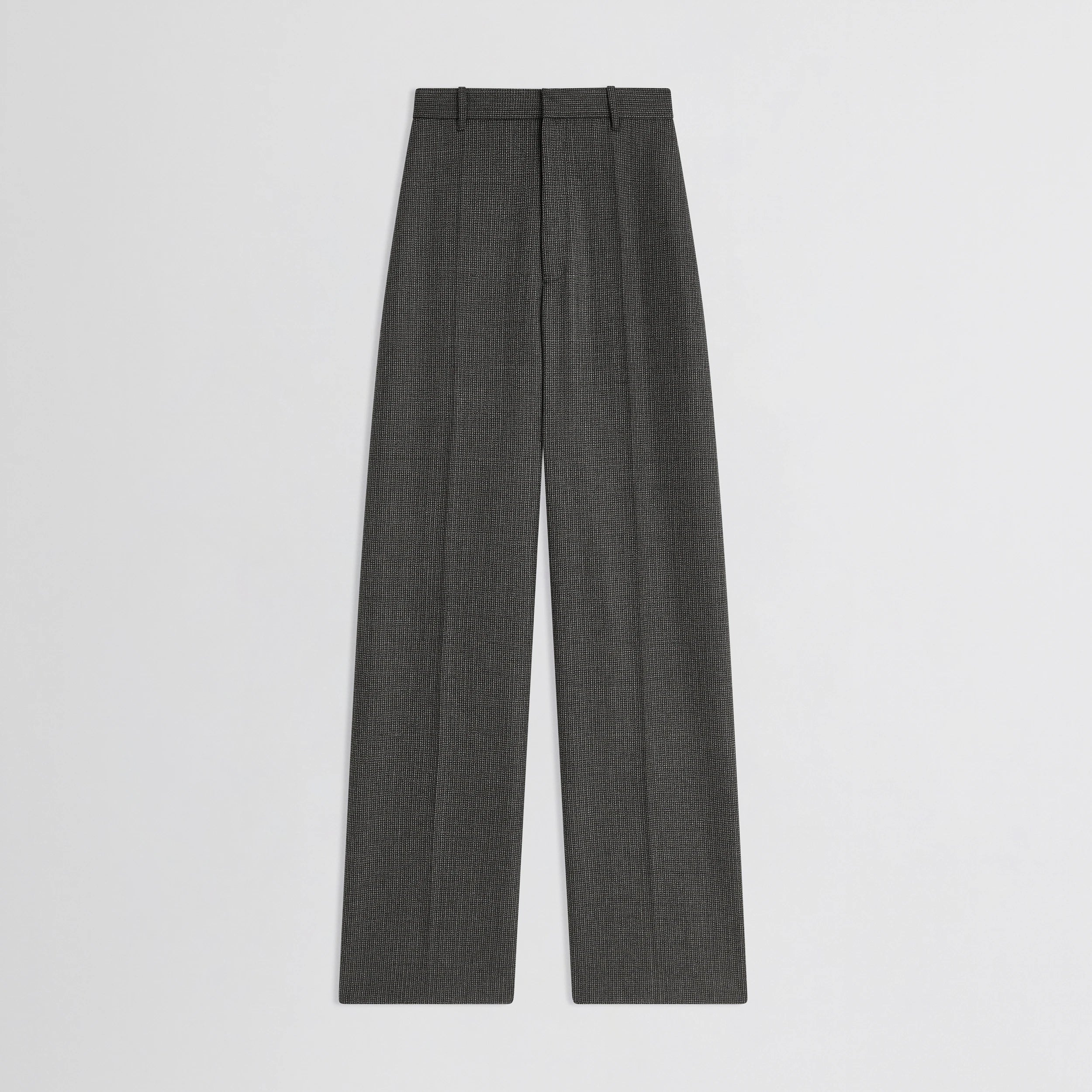 ZIP TROUSERS | green bronze wool