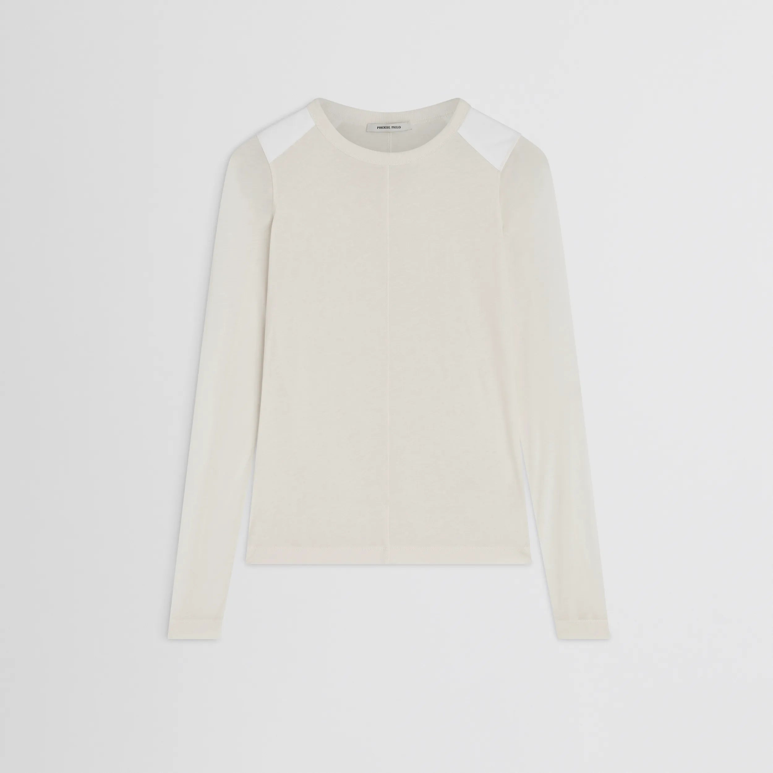 CREWNECK TOP | ivory cotton