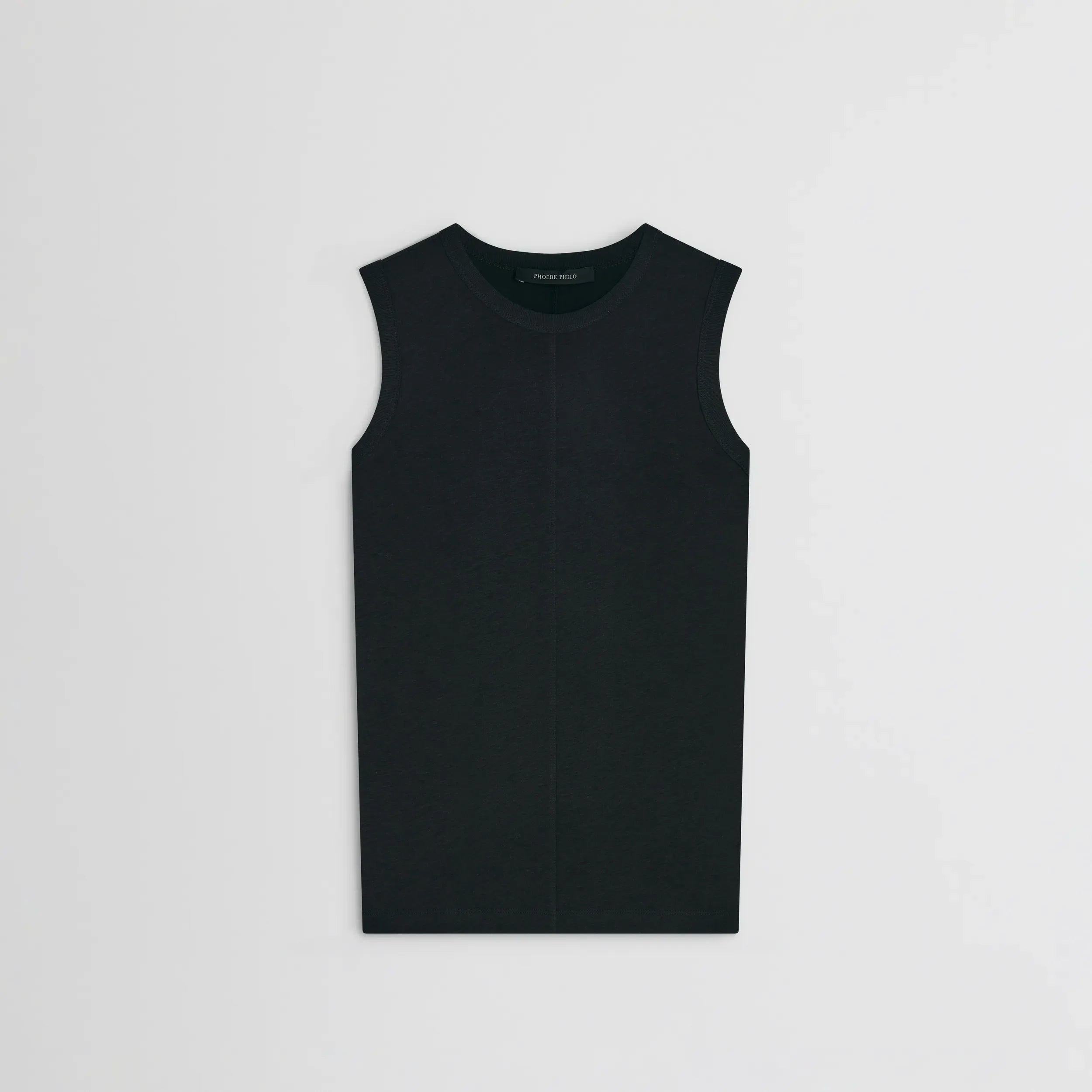 UNDERPINNING TANK TOP | black cotton