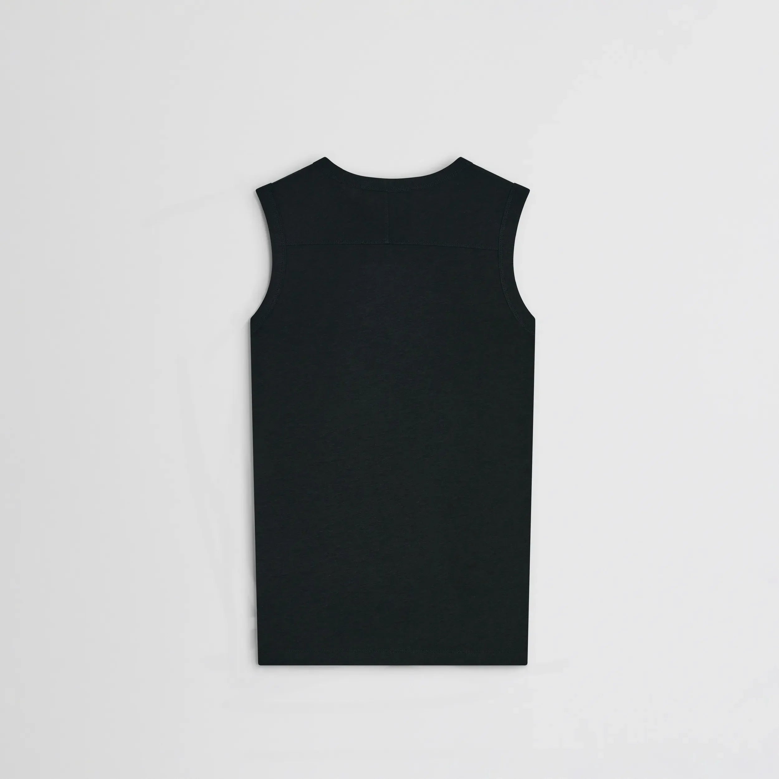 UNDERPINNING TANK TOP | black cotton