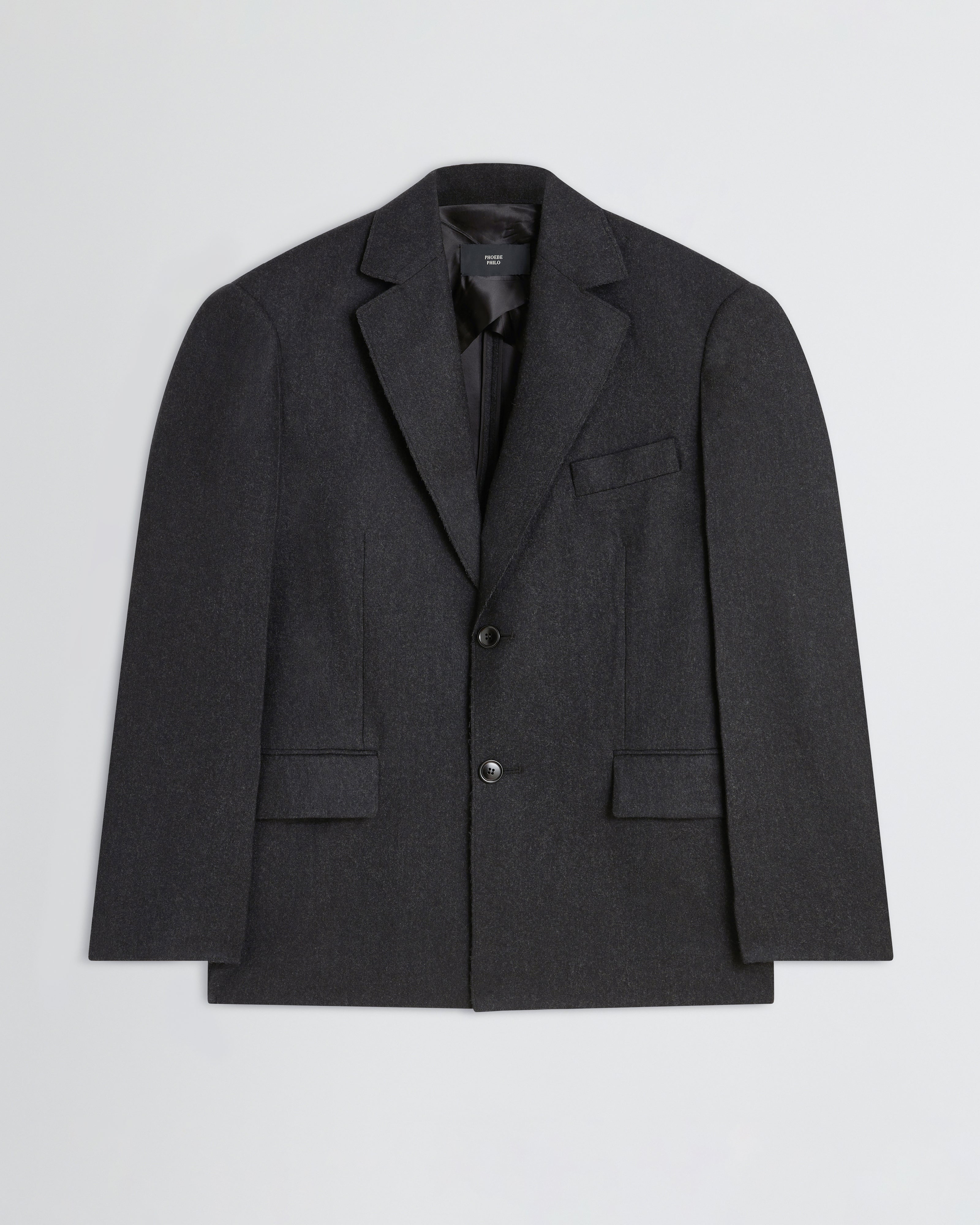 TUXEDO JACKET | anthracite wool
