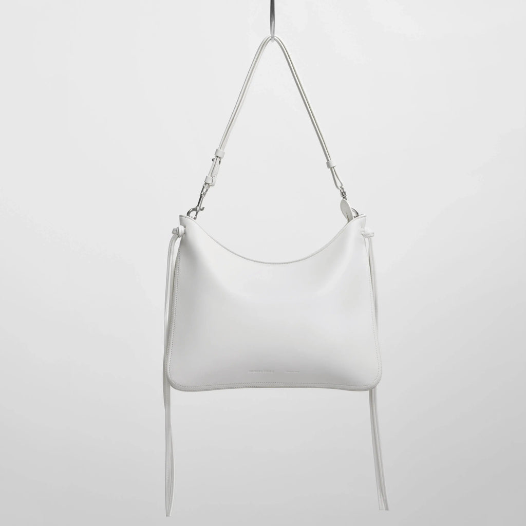 GIG BAG | white leather with silver