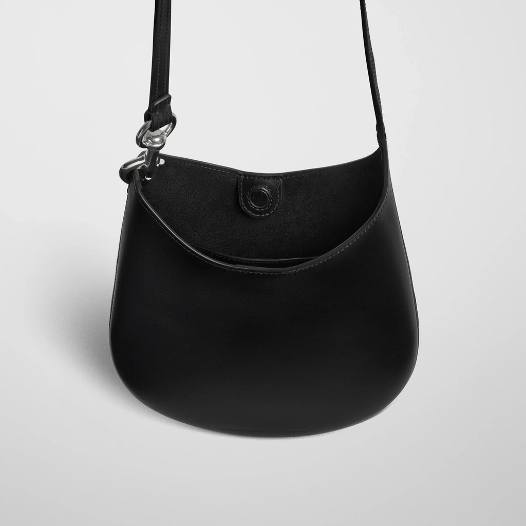 MINI BEAN SLING | black leather