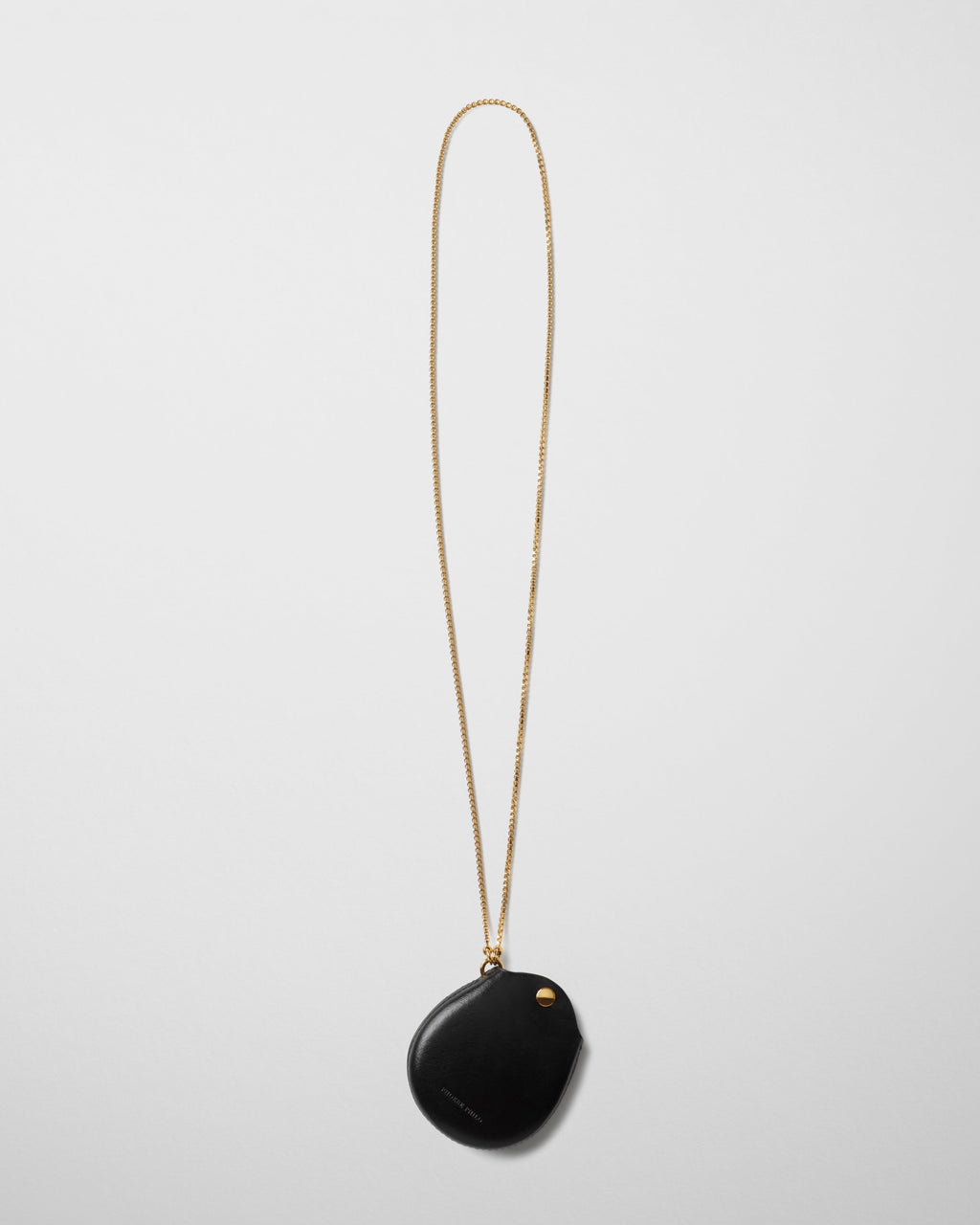 POUCH PENDANT | black leather