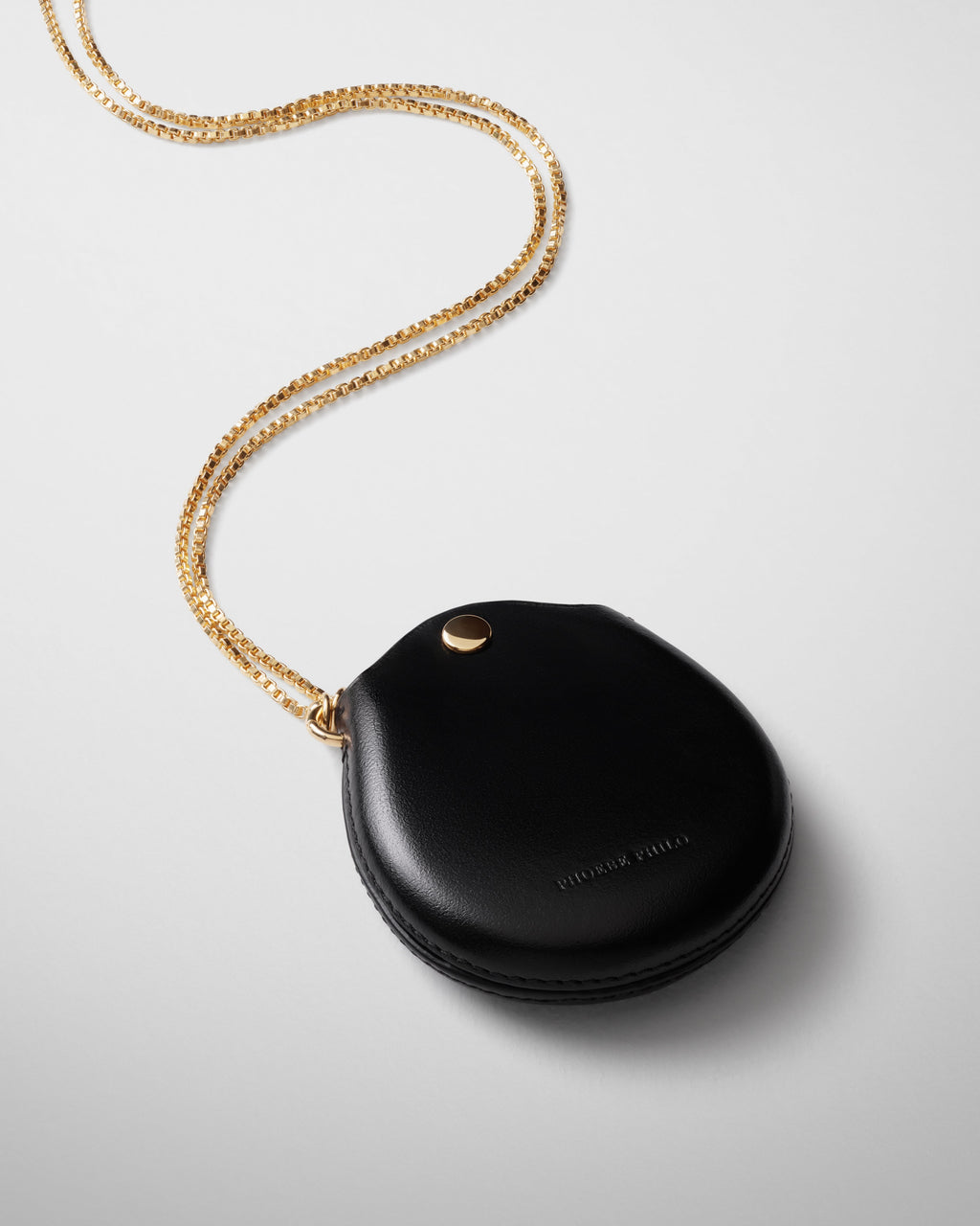 POUCH PENDANT | black leather