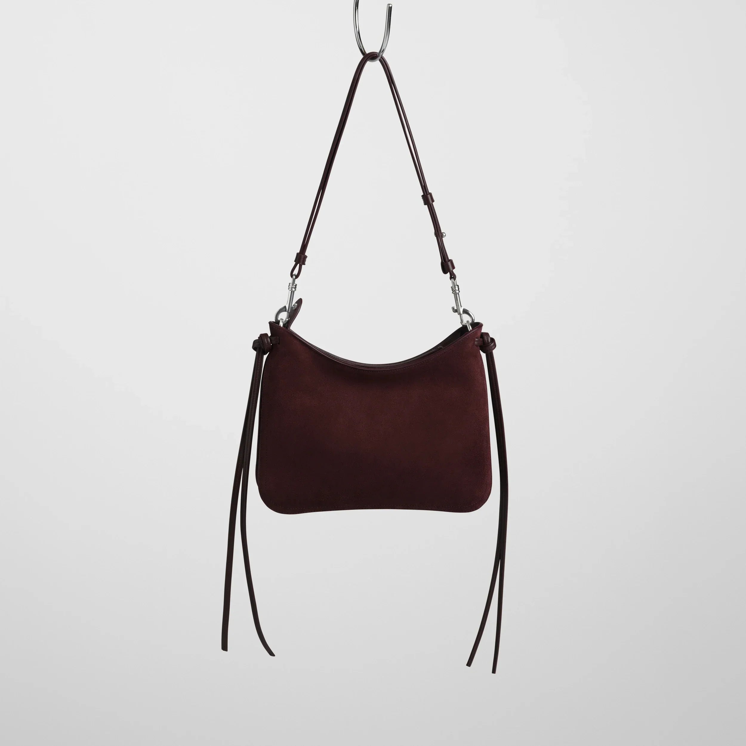 SMALL GIG BAG | oxblood suede leather