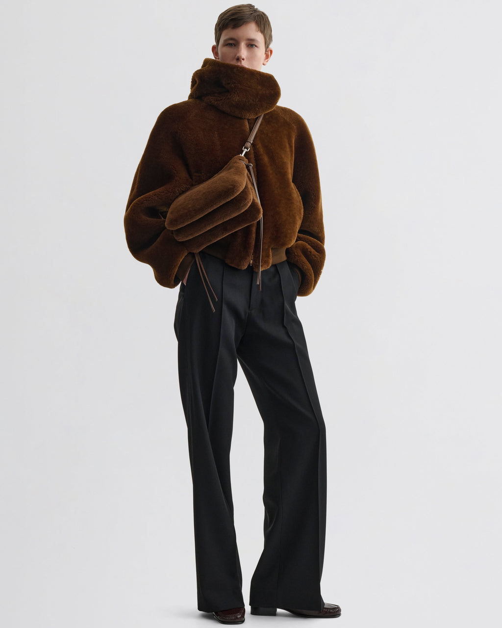 SMALL GIG BAG | ginger shearling