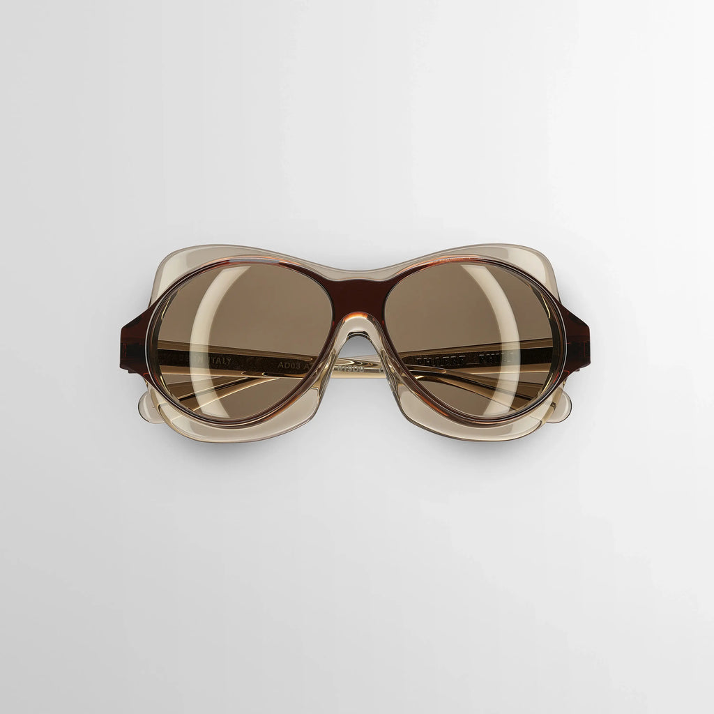 COOKIE SUNGLASSES | cognac acetate